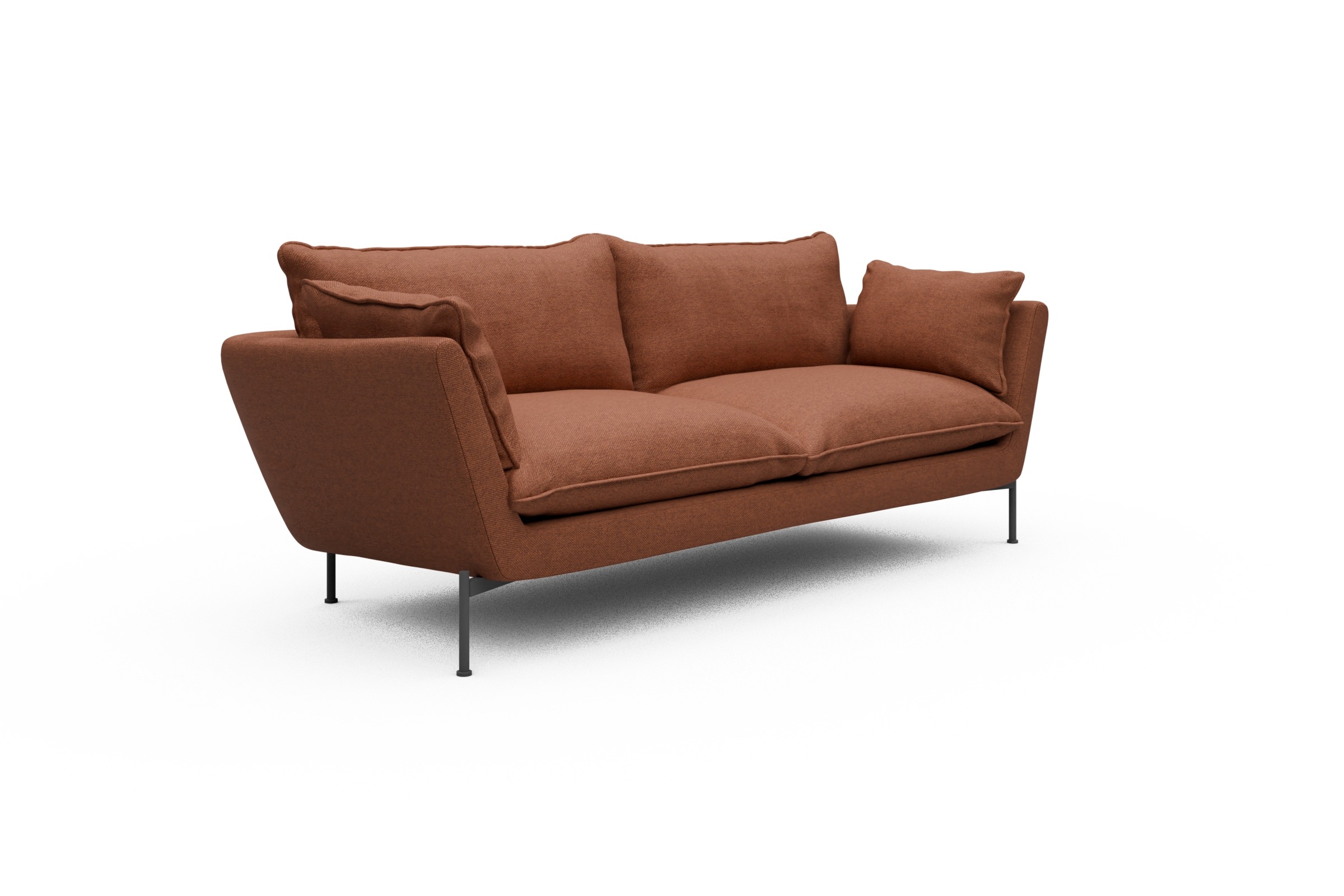 Sofa Anton PREMIUM 3-Sitzer Weda-Rust