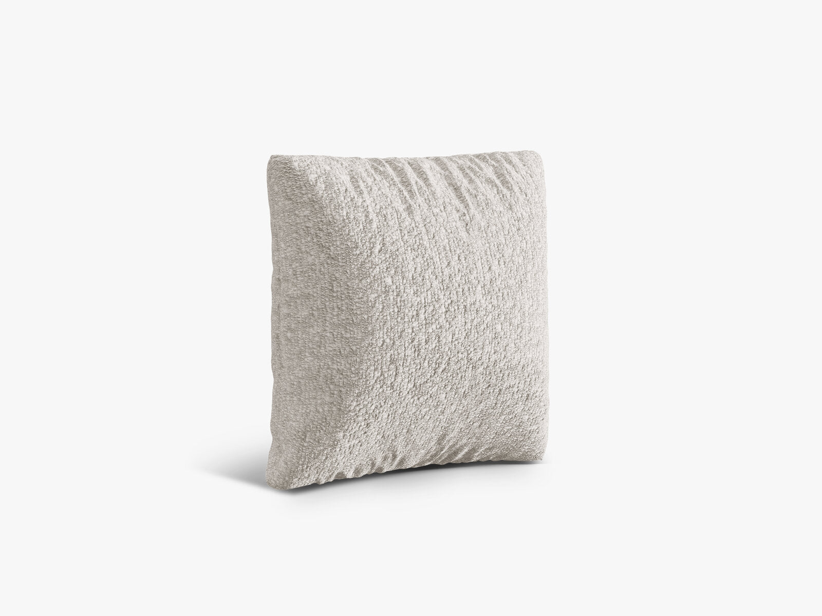 Micadoni Kissen Nuria Boucle Grau Beige Melange 50x50x19