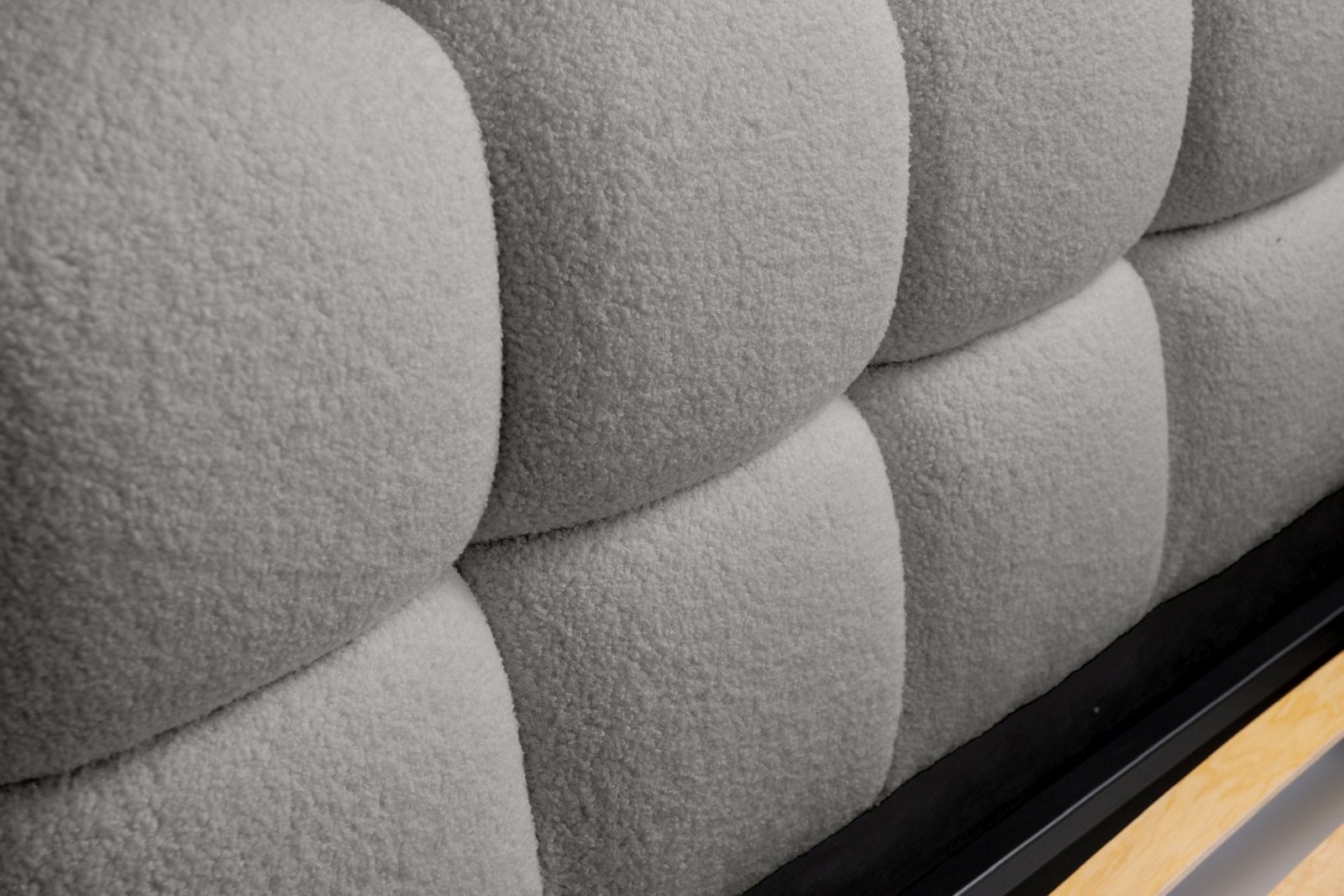 Polsterbett Vento-Slim Boucle 180x200 mit Holzrahmen Quelle 83