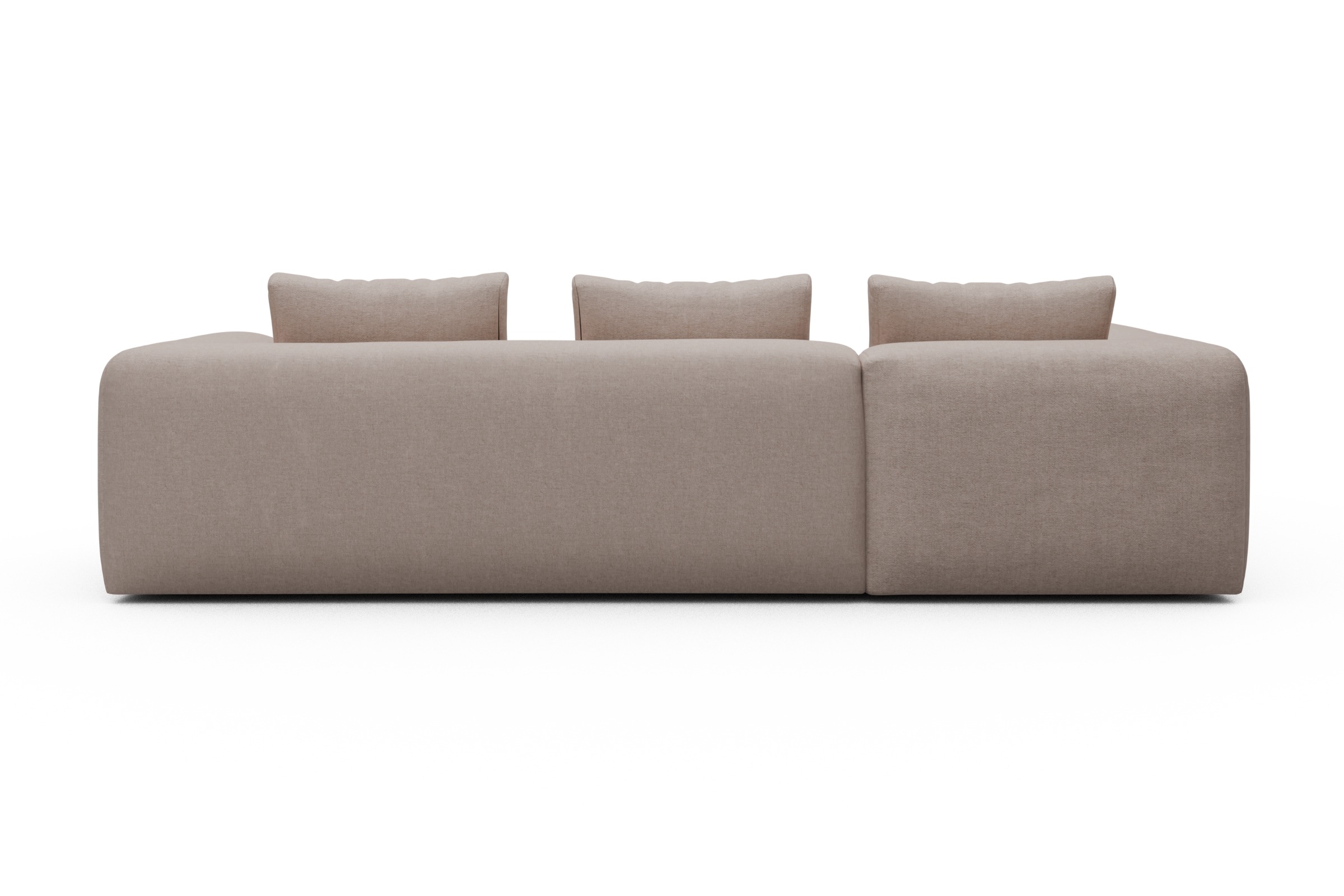 Ecksofa Fred 2x 2,5-Sitzer links offen Weda-Sand