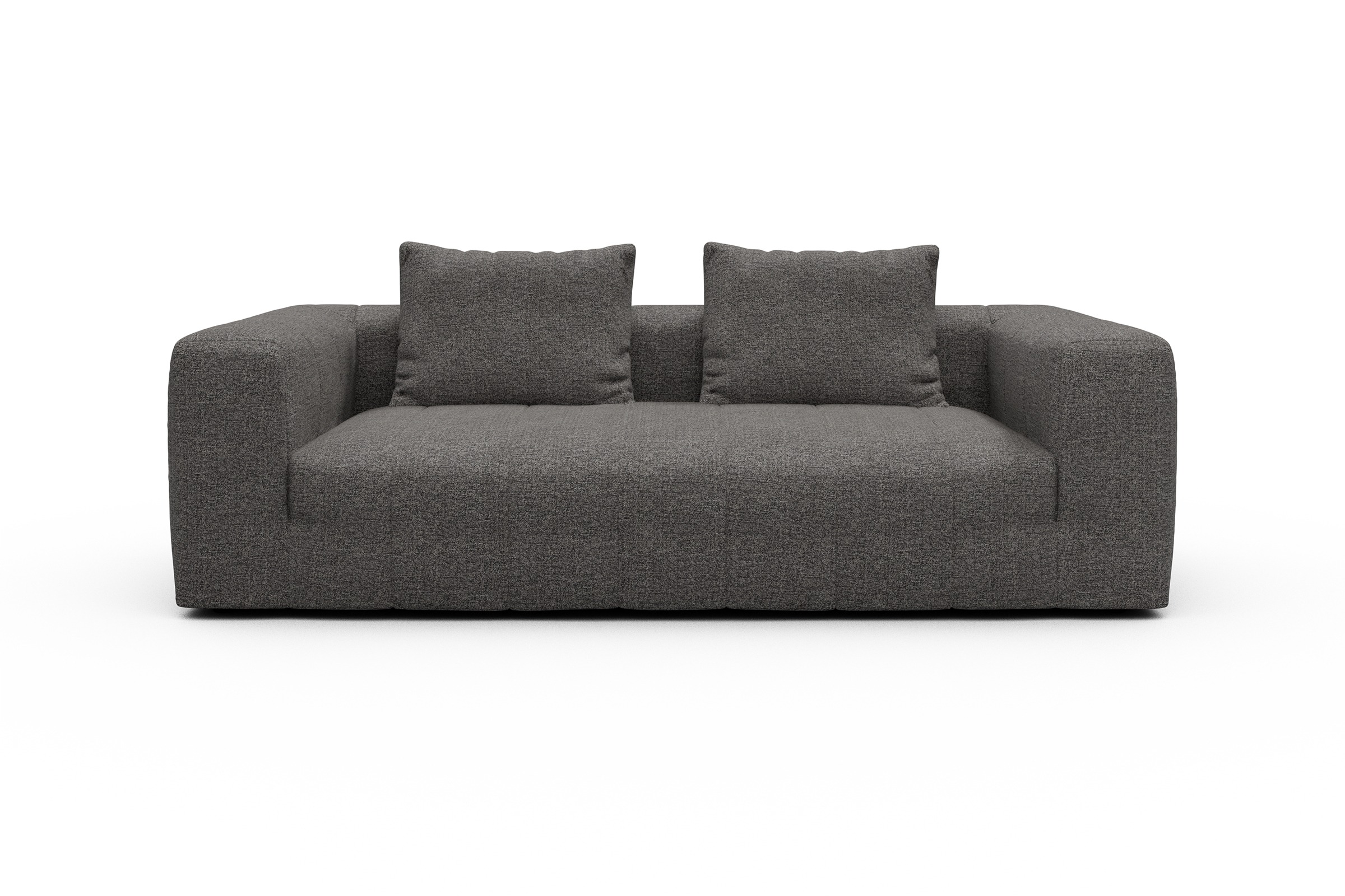 Sofa Hugo 3-Sitzer Carreno-Salt-and-Pepper