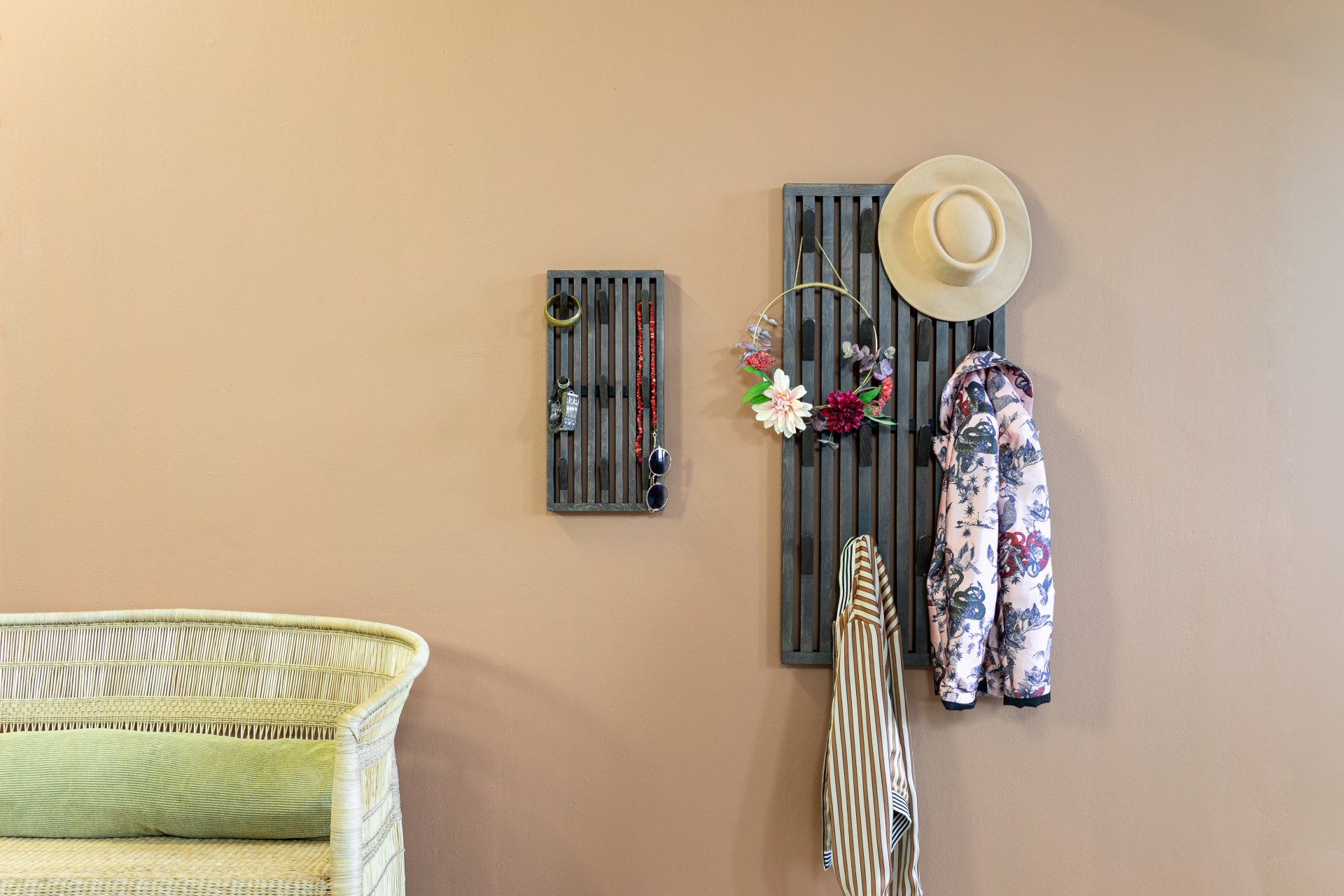 Spinder Design Wandgarderobe Parco Large Walnut