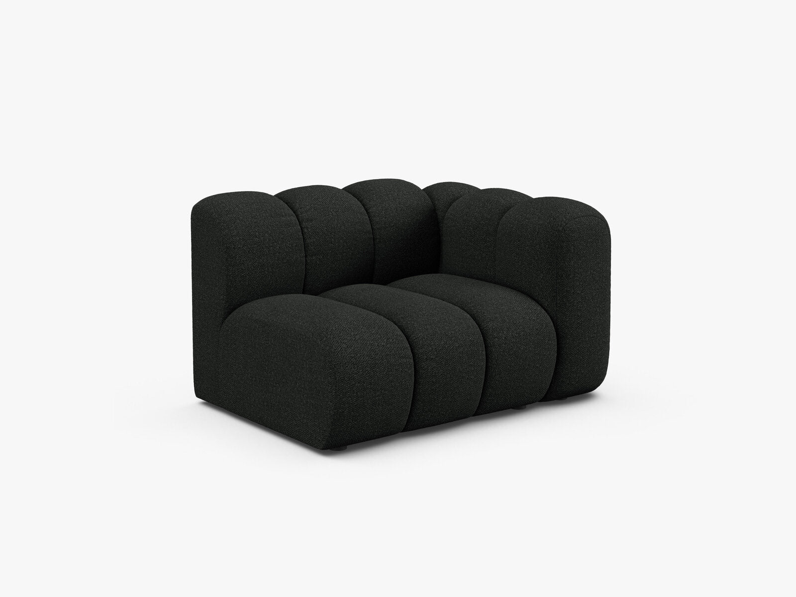 Micadoni Modul Lupine 1-Sitzer Rechts Boucle Baloo Schwarz
