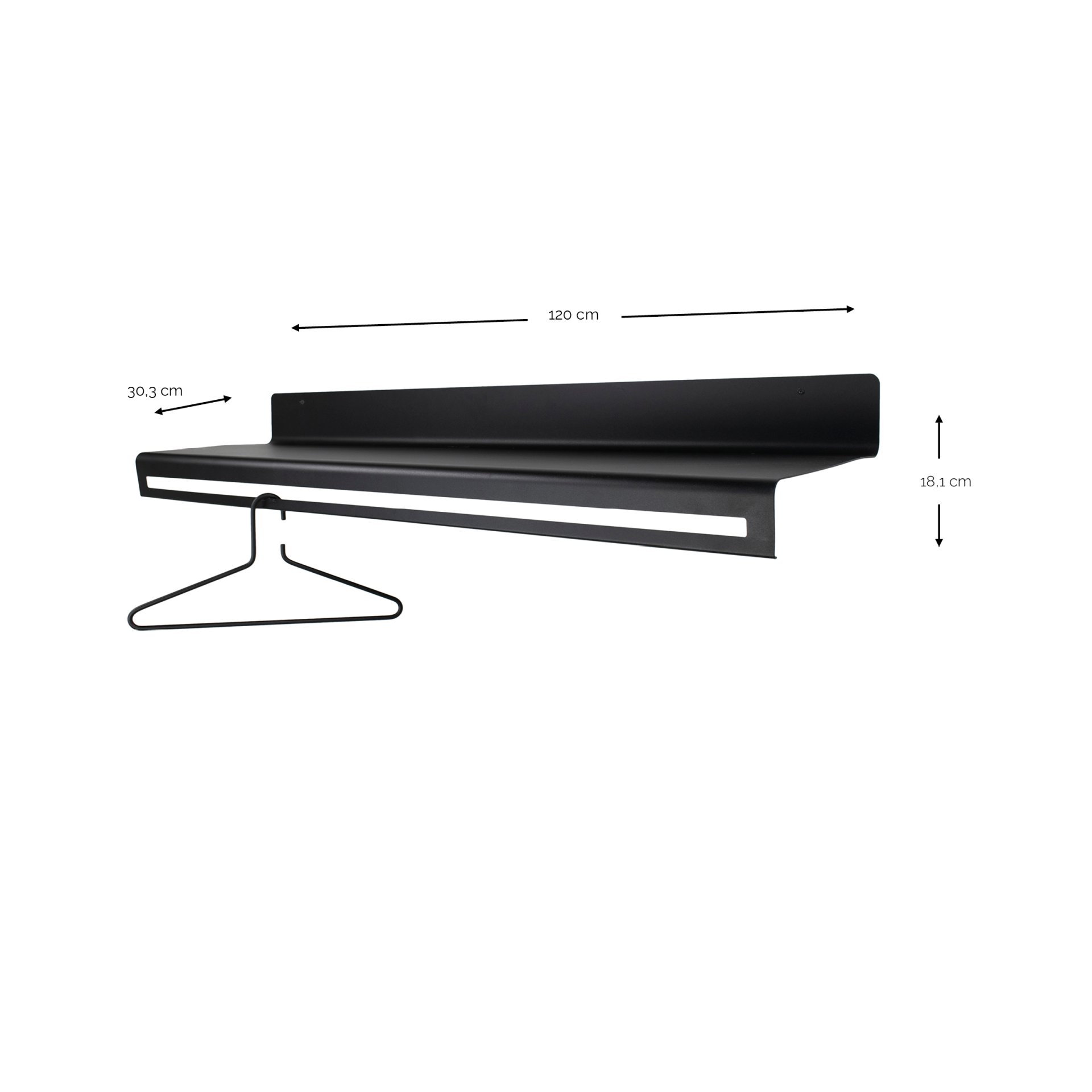Spinder Design Wandgarderobe Sway 120