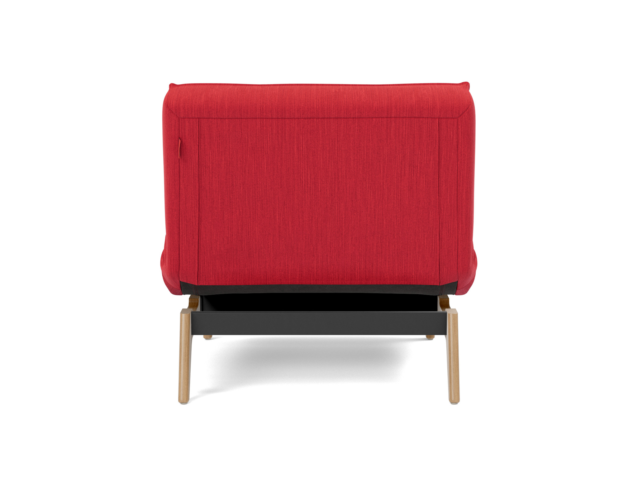 Sessel Splitback Flachgewebe Elegance 511-Red Beine Eiche