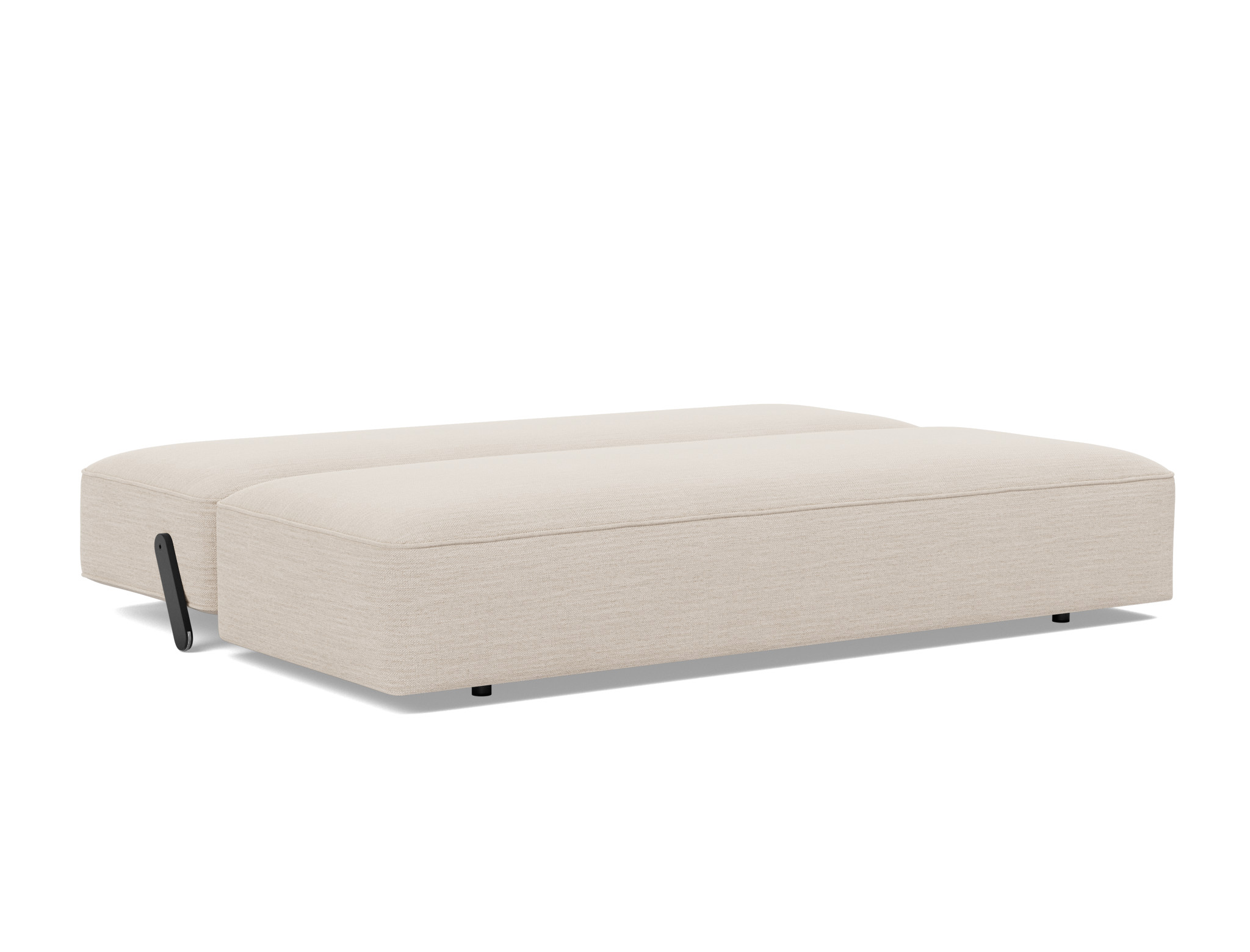 Schlafsofa Yonata Webstoff Blida 612-Sand-Grey