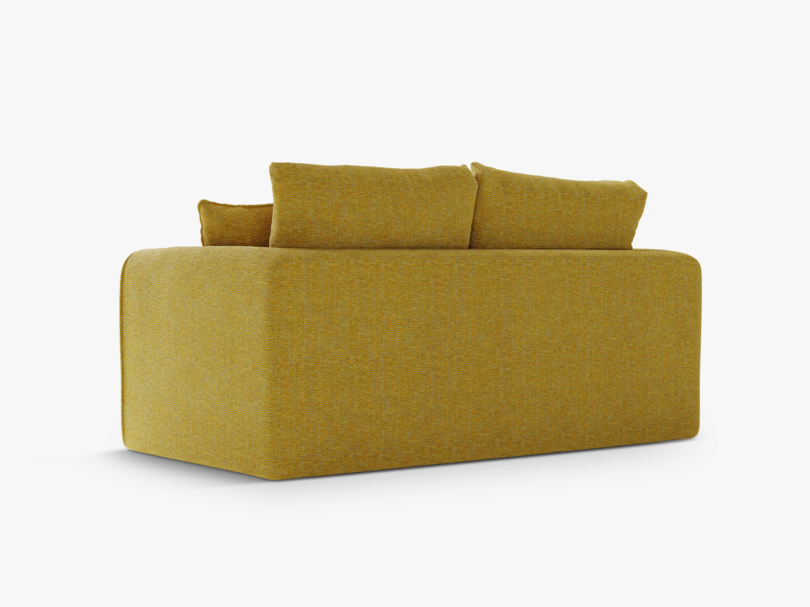 Micadoni Sofa Lido 2-Sitzer Strukturierter Stoff Sonnenblumen Melange