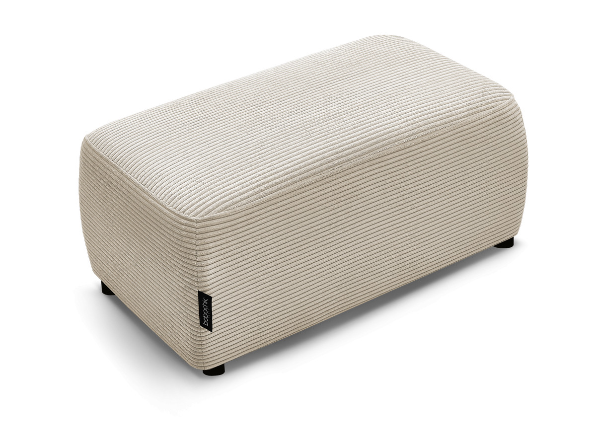 Bobochic Atilla Pouf Cordsamt Beige