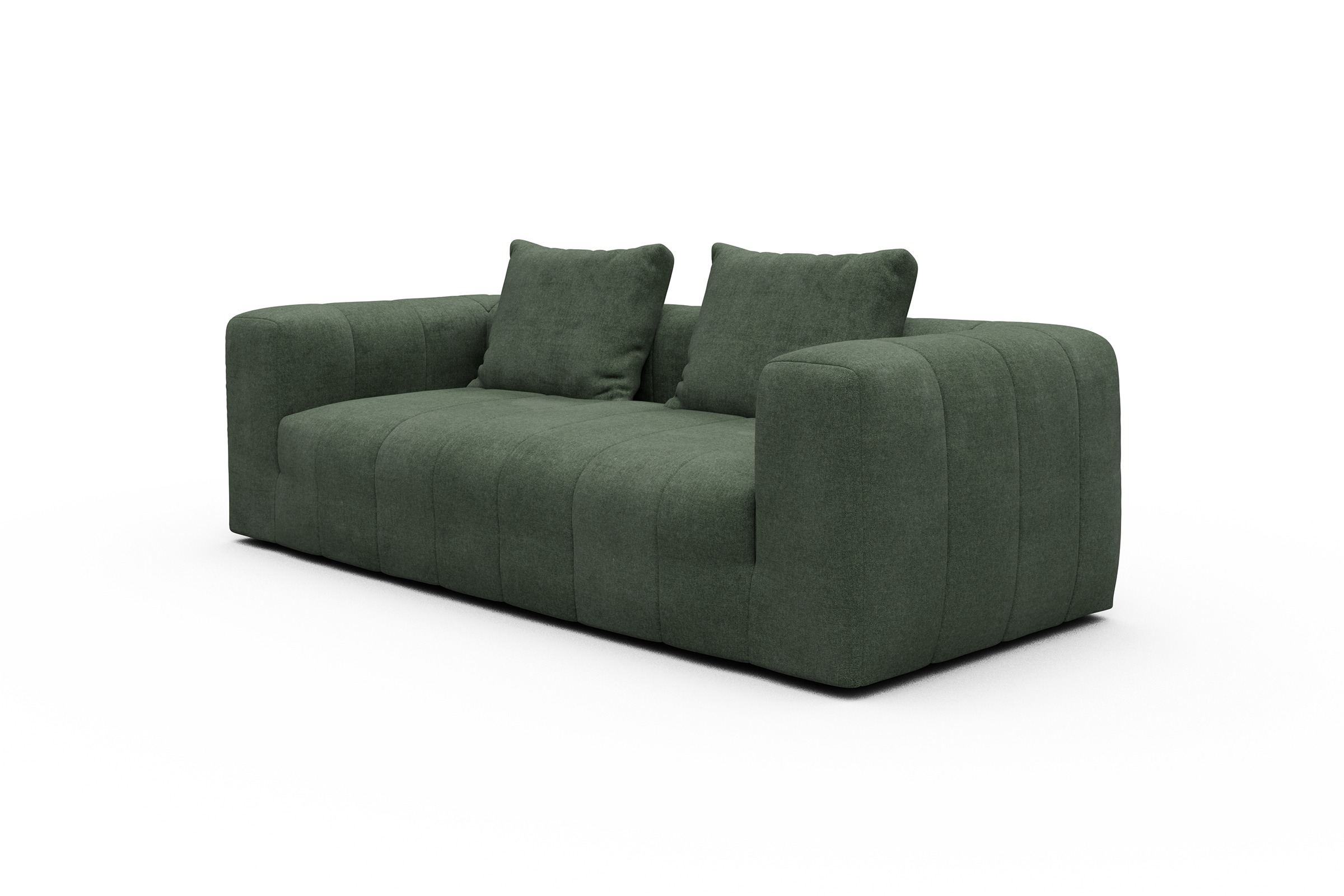 Sofa Hugo 3-Sitzer Casone-Forest-Green
