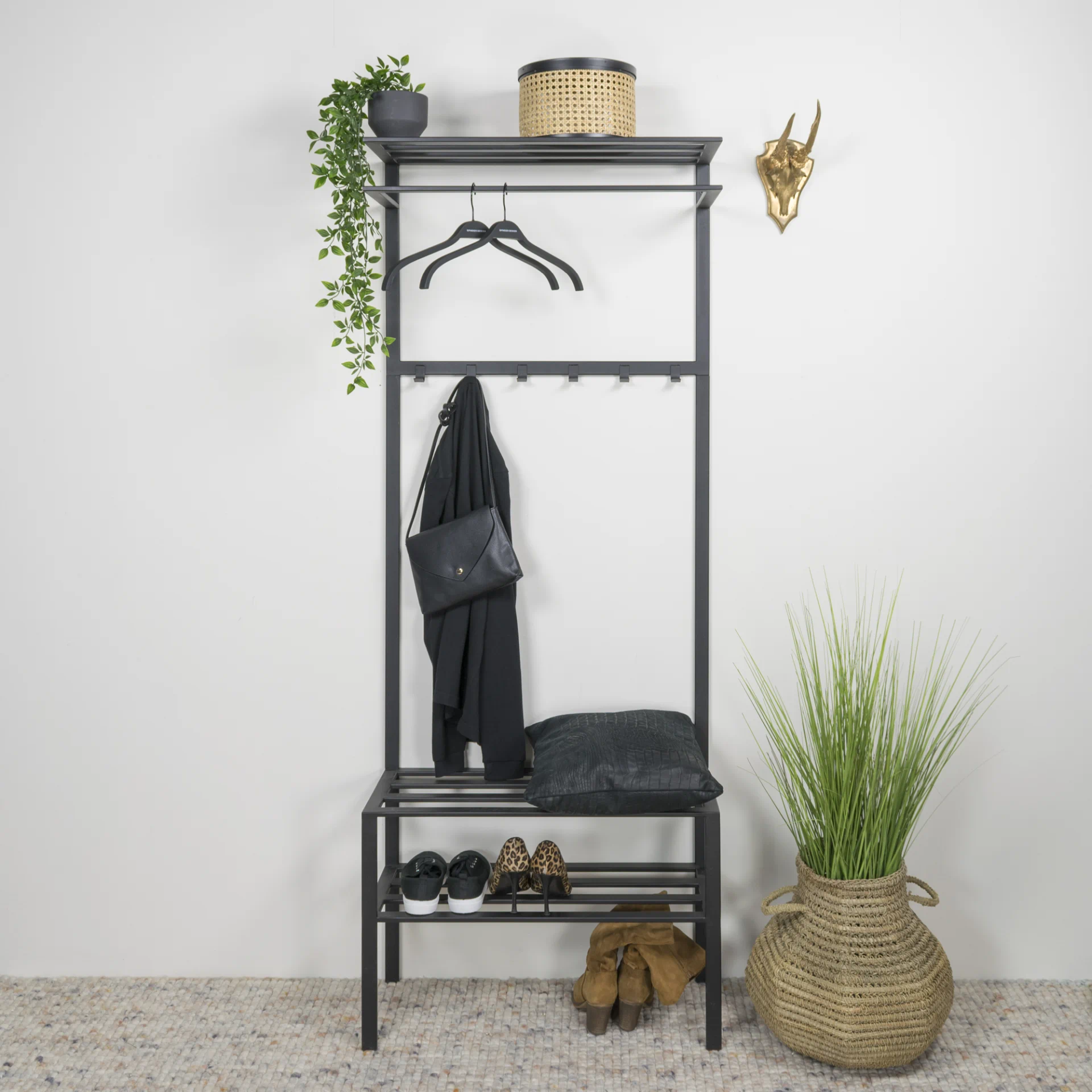 Spinder Design IVAR 2 Garderobe - Schwarz