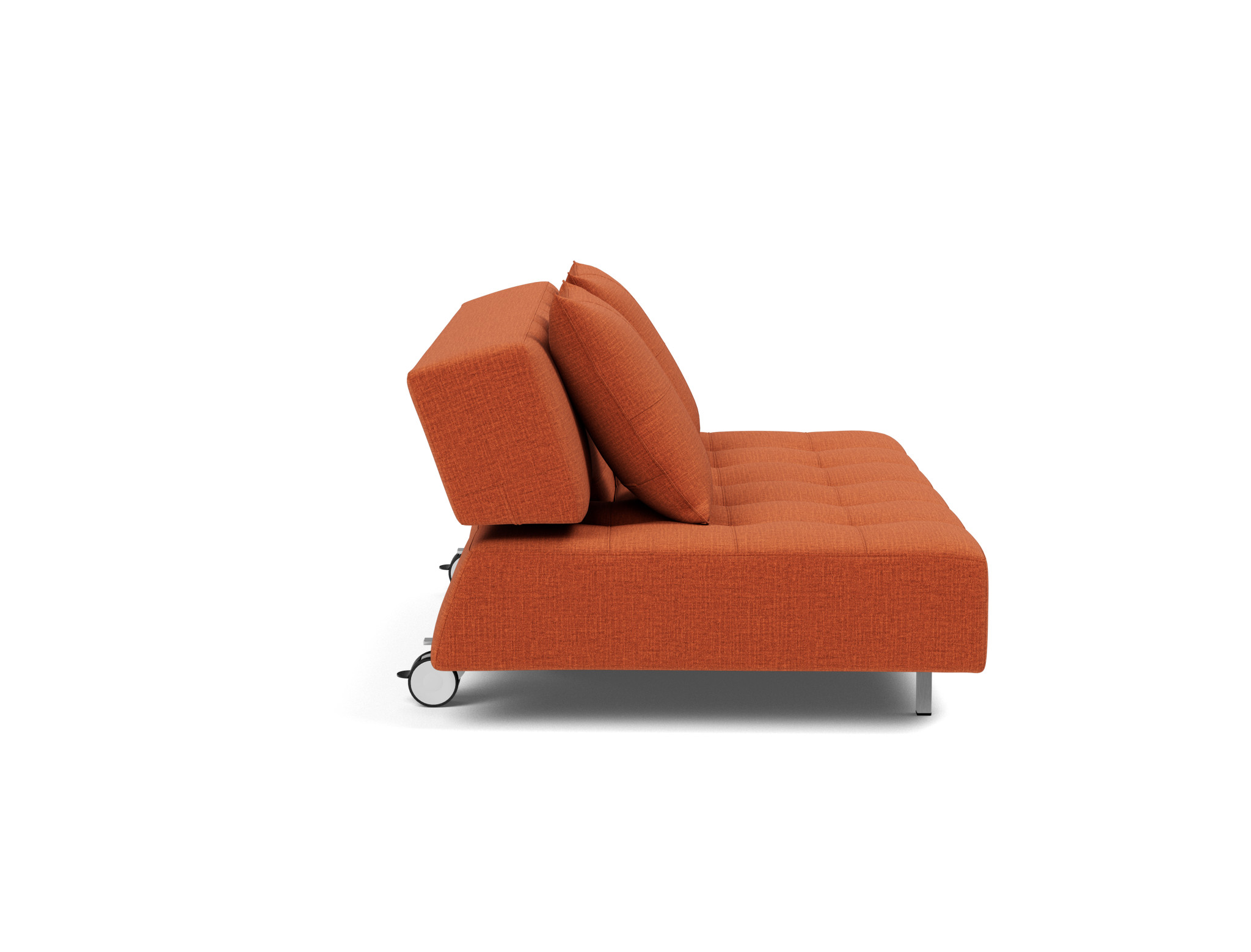 Schlafsofa Long Horn D.E.L. Chenille Esina 412-Rust-Orange