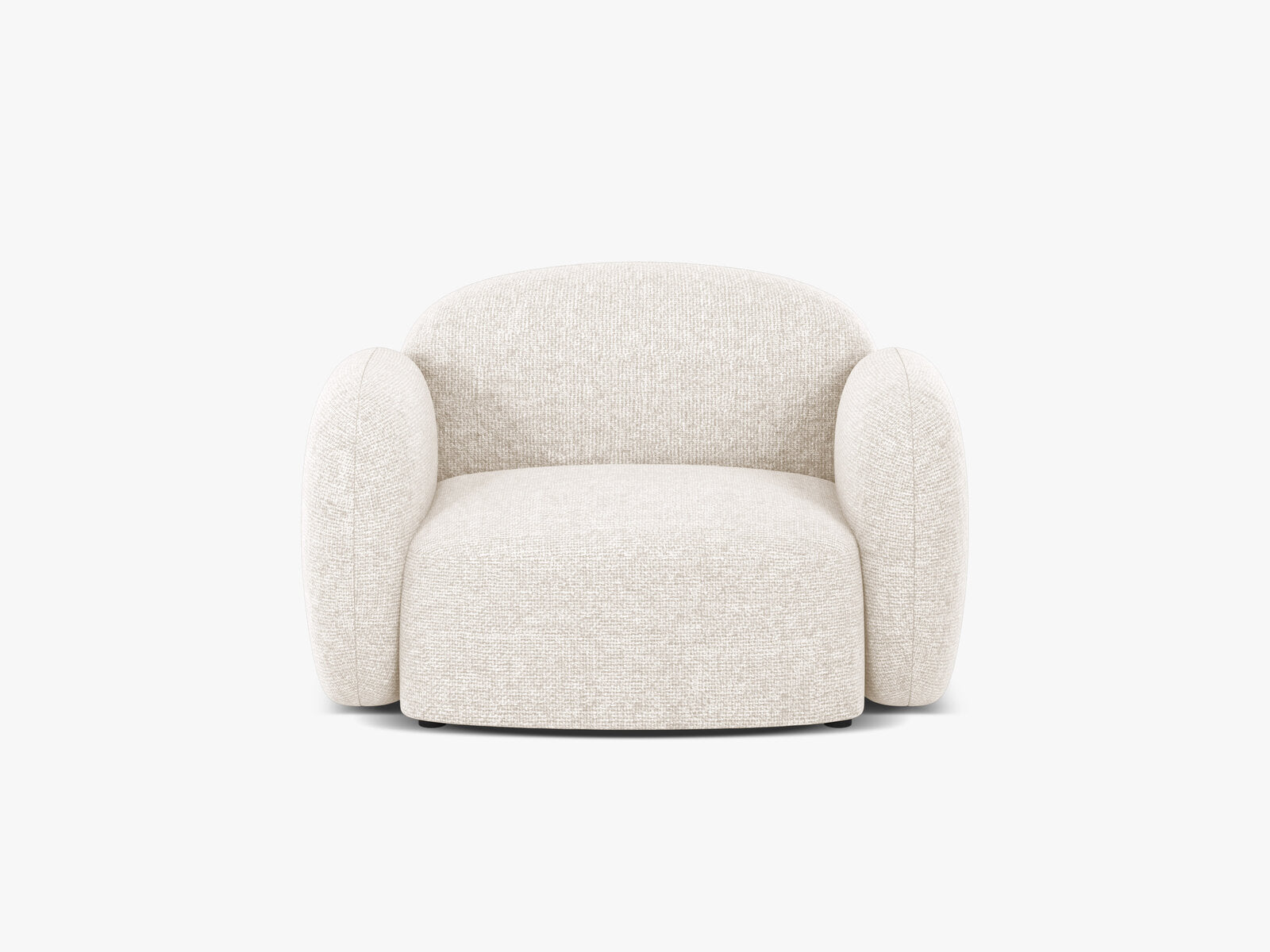 Micadoni Sessel Blair Chenille Eden Helles Beige
