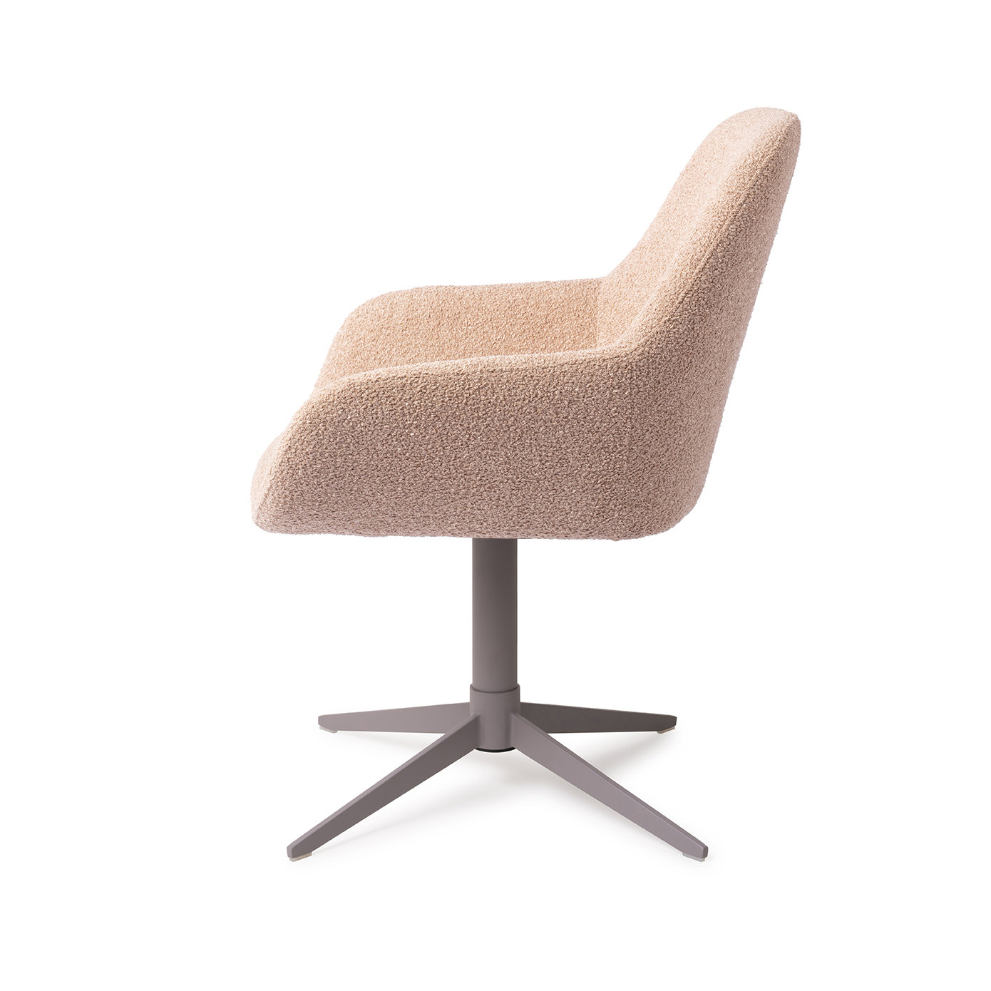 Jesper Home Esszimmerstuhl Kushi Flax Relax Quad Grau