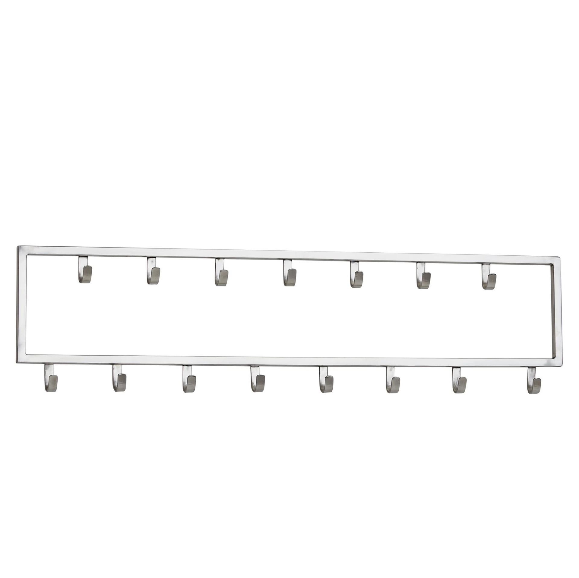 Wandgarderobe Freysnes Metall Silber 80 × 4 × 20 cm