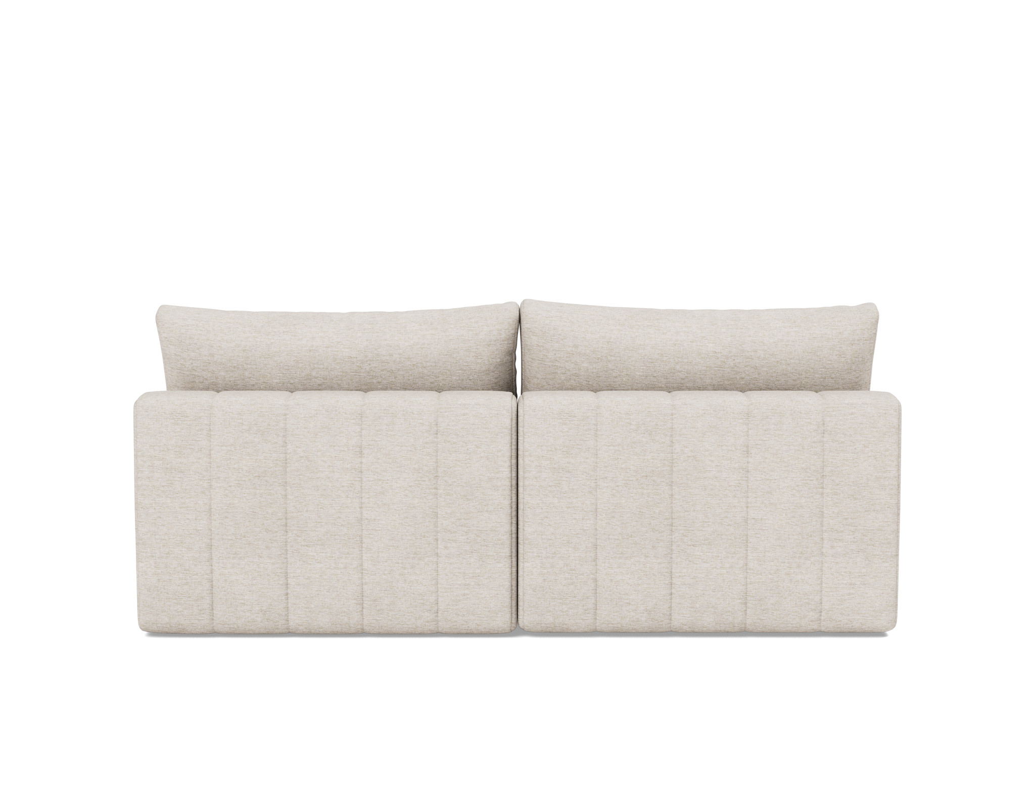 Schlafsofa Akello mit Chaiselongue Chenille Yuveno 470-Natural