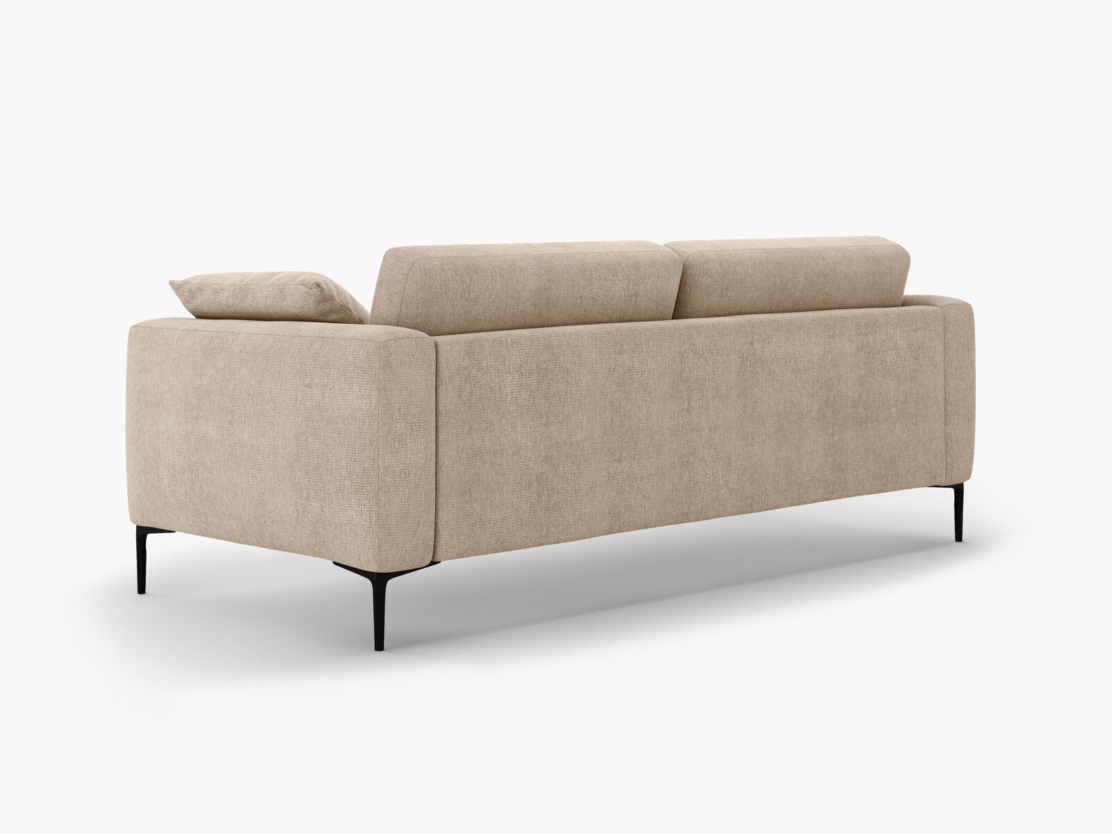 Micadoni Sofa Bemy 4-Sitzer Strukturierter Stoff Sand