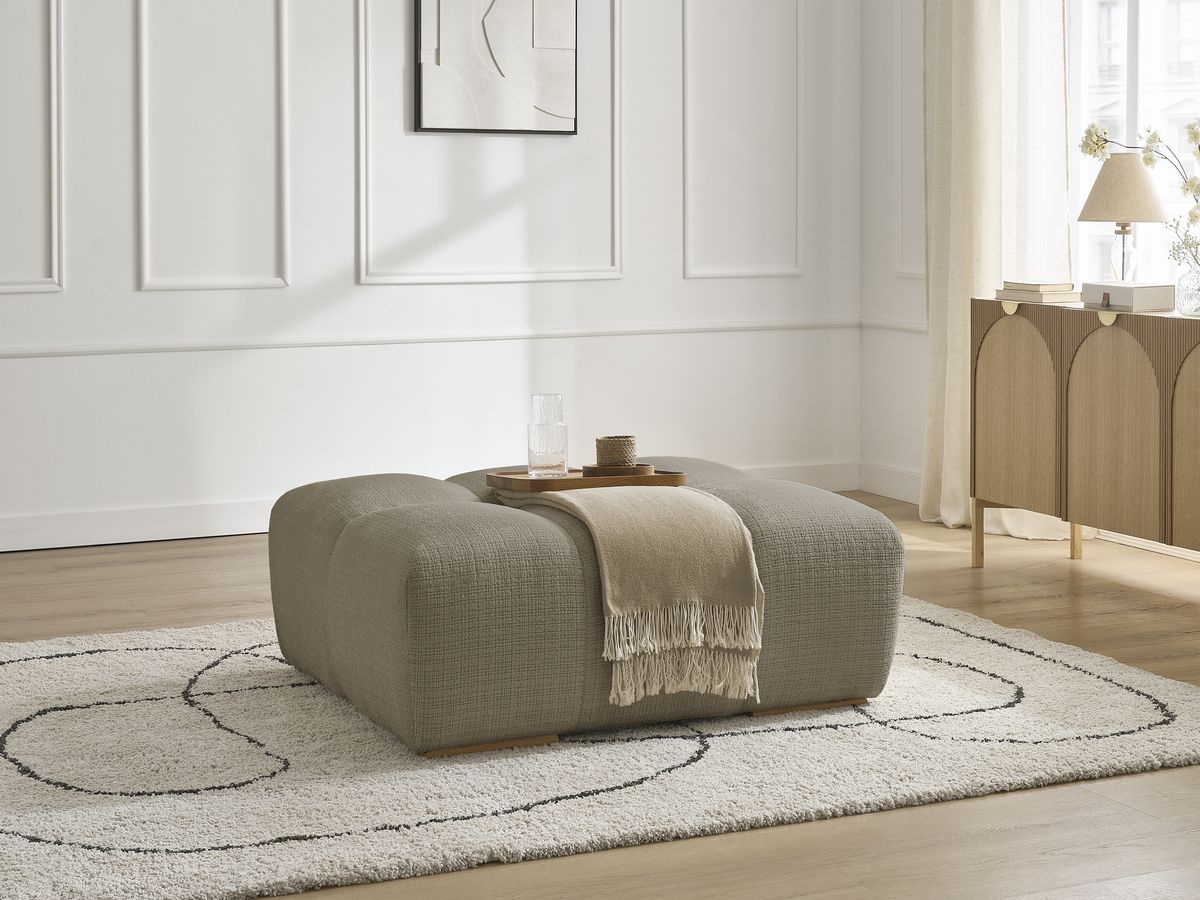 Bobochic Anakin Pouf Strukturstoff Taupe