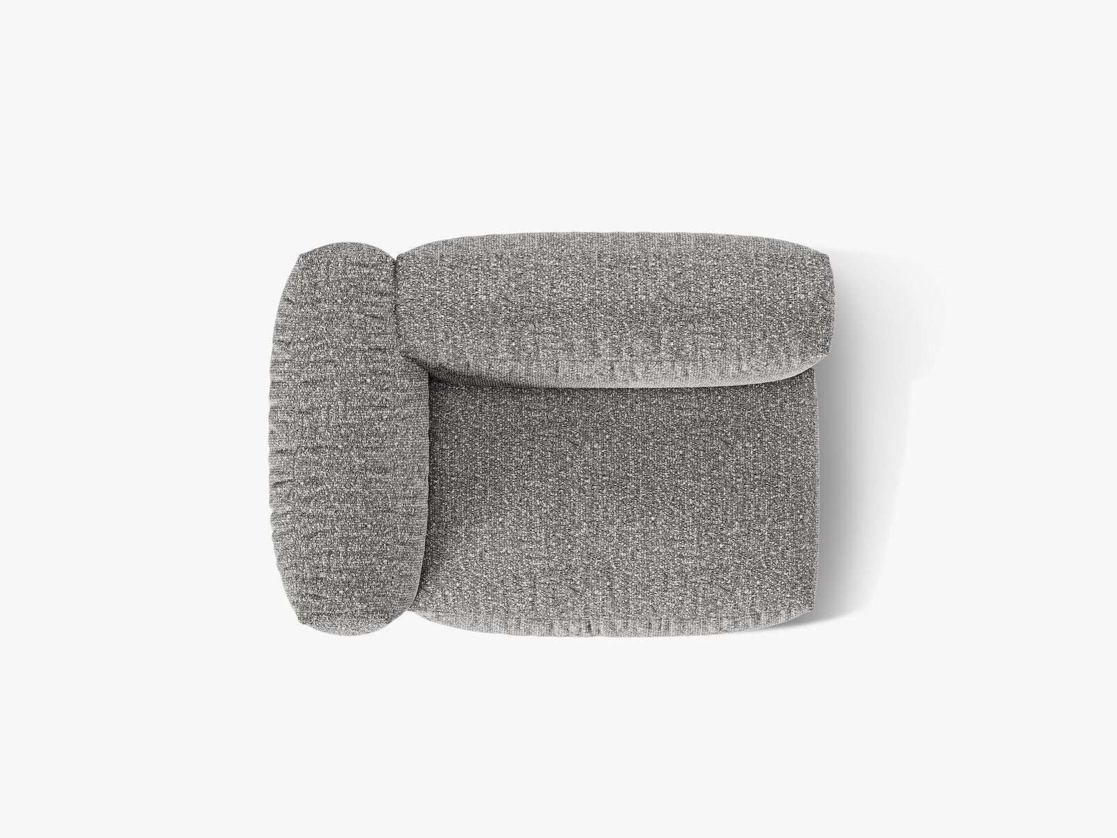 Micadoni Eckmodul Martina 1-Sitzer Links Boucle Monet Graphit