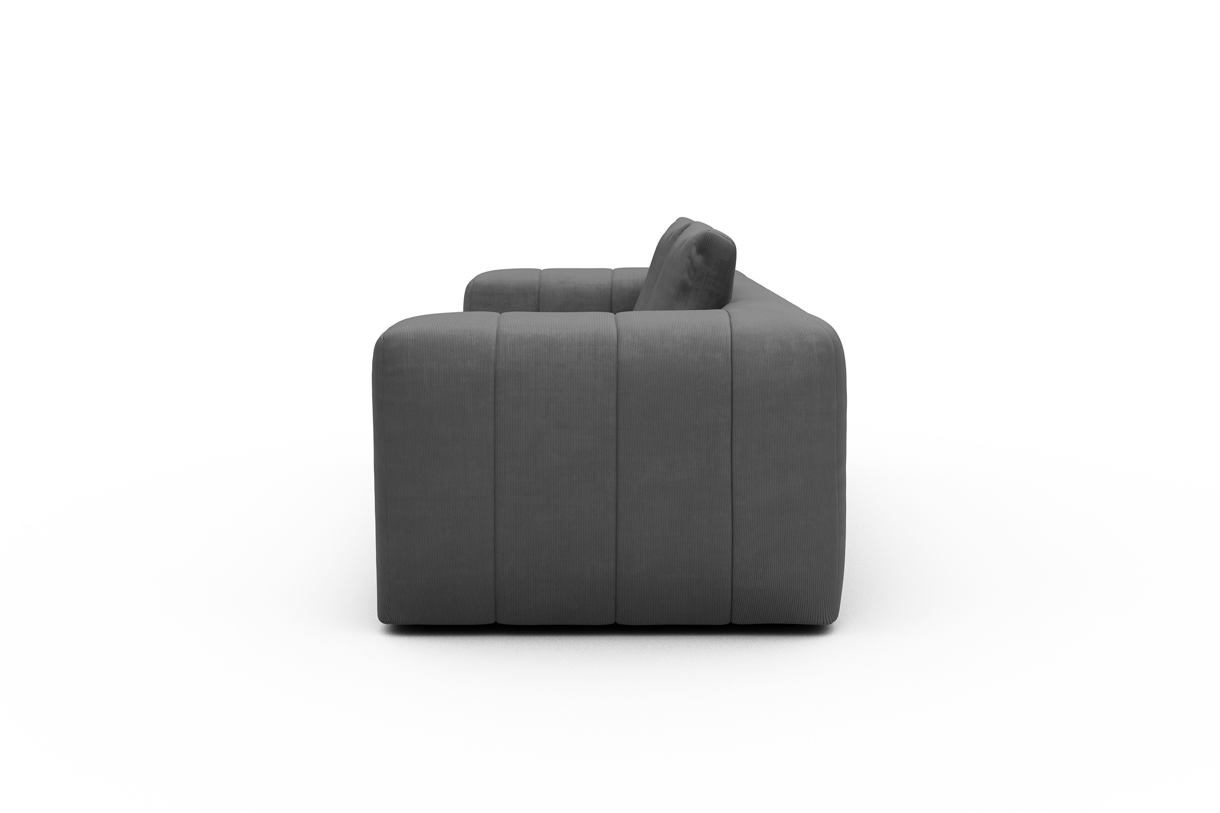 Sofa Hugo 3-Sitzer Cordufine-Grey