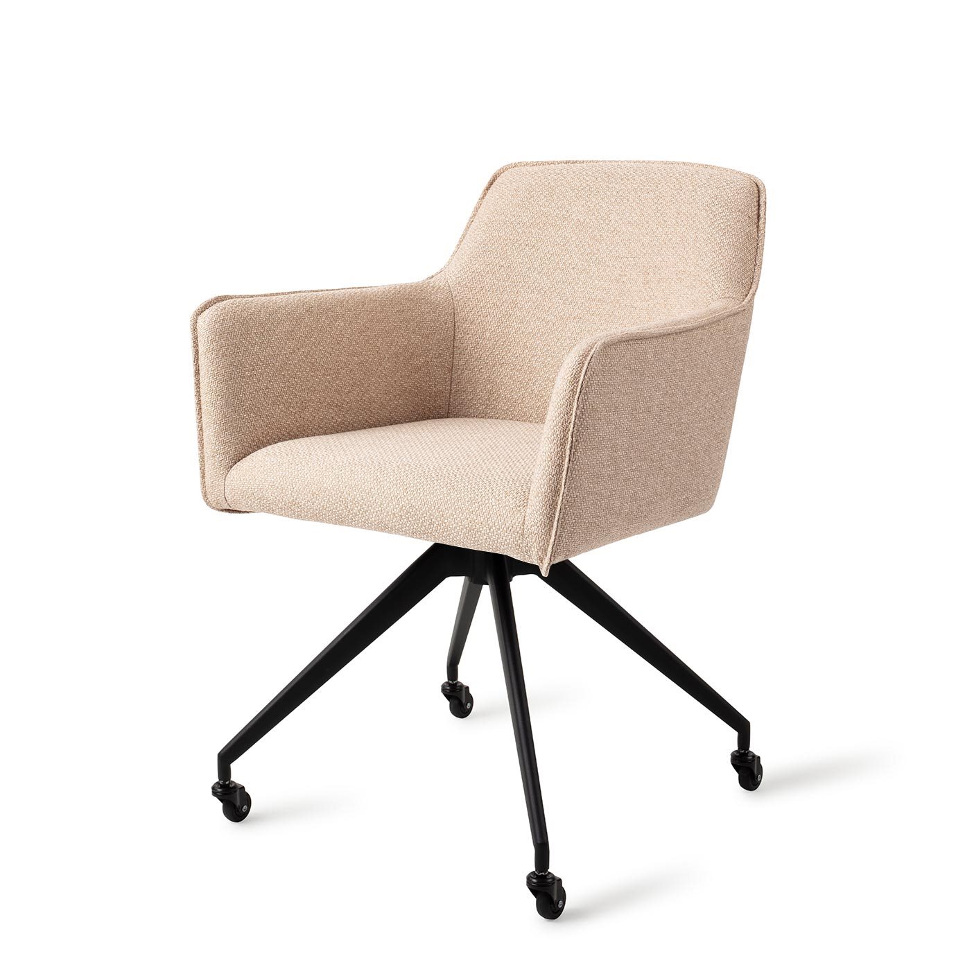 Jesper Home Esszimmerstuhl Hofu Wild Walnut Glide Schwarz