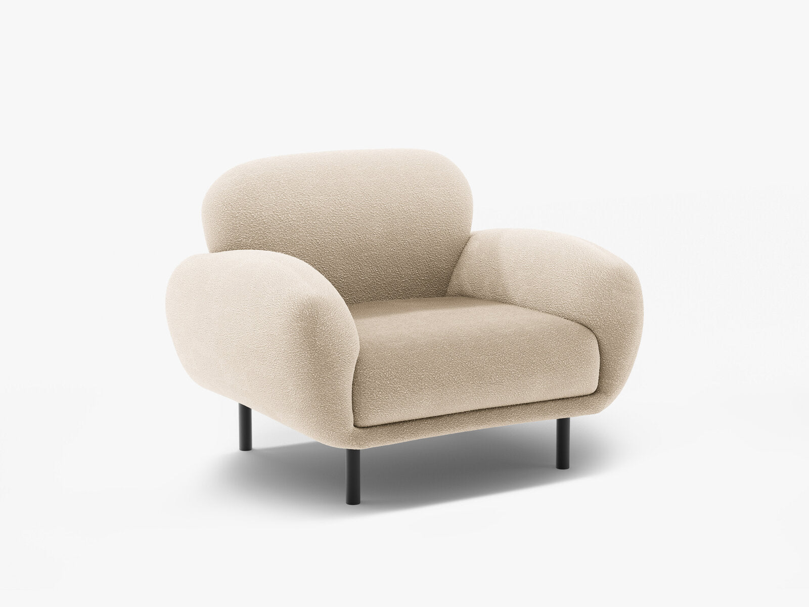 Micadoni Sessel Poppy Boucle Baloo Beige