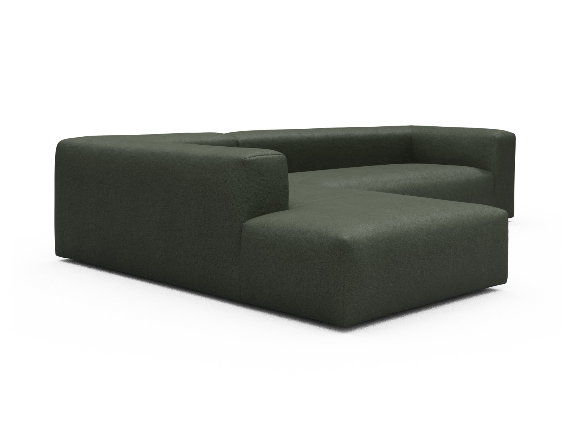 Skandi Home Ecksofa Fred Relax-Ecke links mit 2,5-Sitzer Denari-Forest-Green moebelfaktor