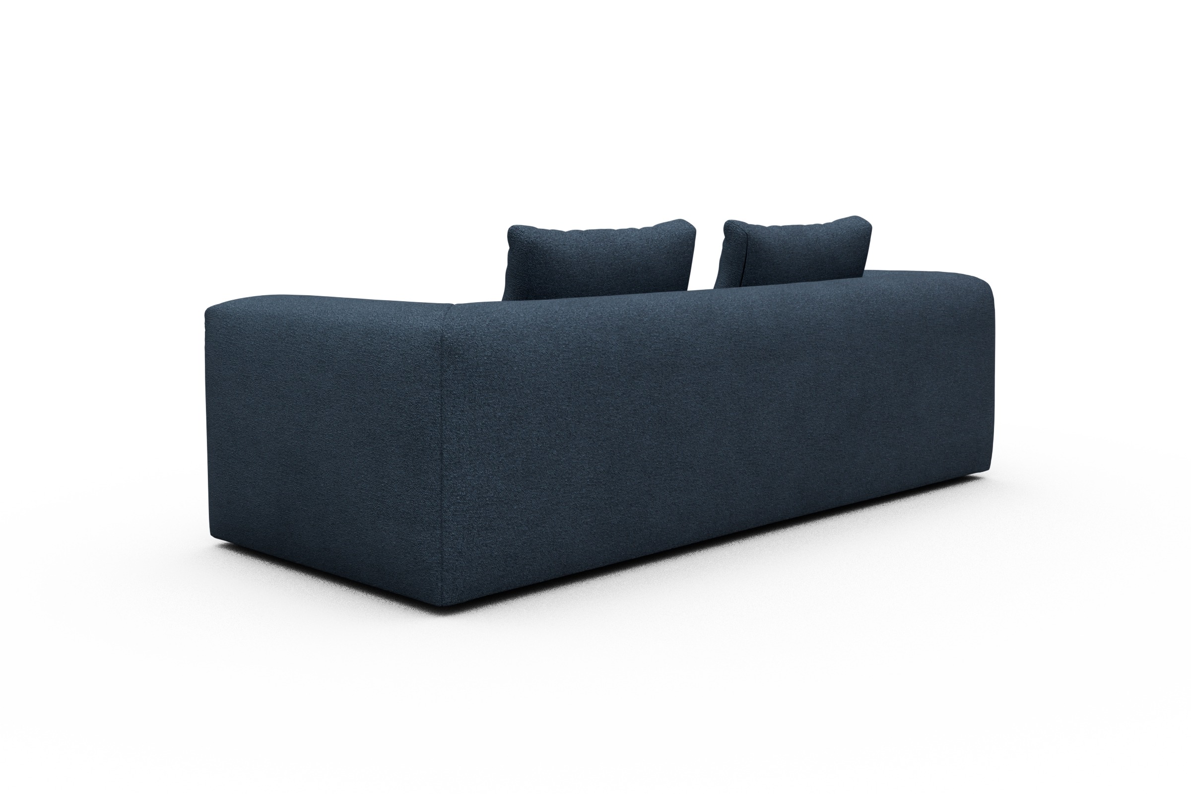 Sofa Fred 3-Sitzer Boucle-Blue