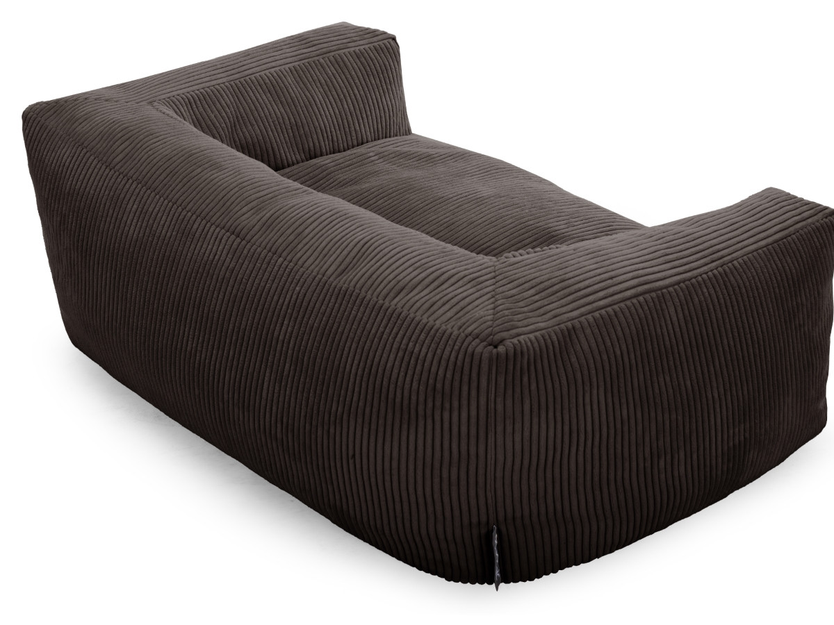 Bobochic Salto Hundekorb Cordsamt Braun, Größe M (80 cm)
