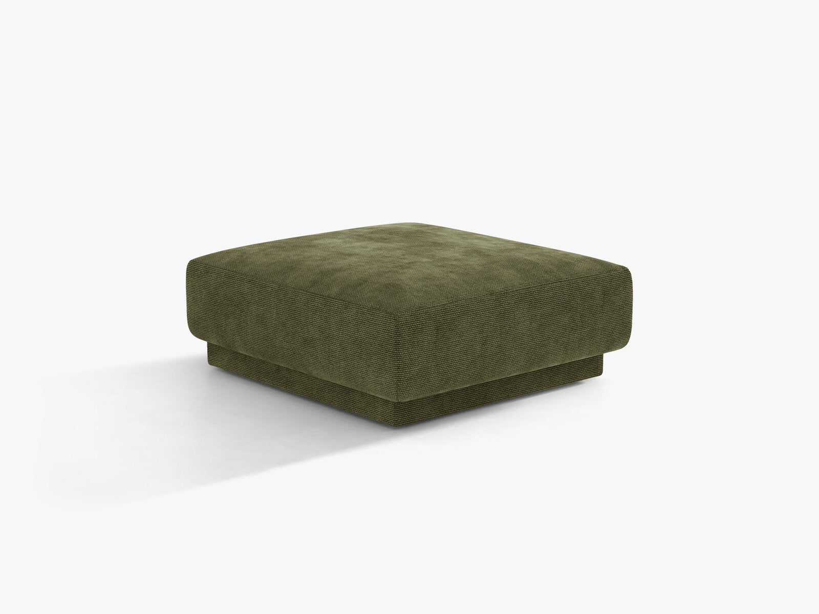 Micadoni Hocker Miley 1-Sitzer Chenille Eden Grün