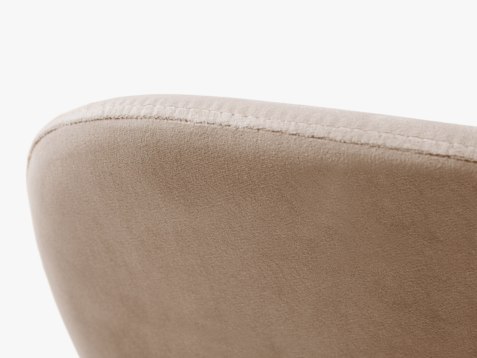 Micadoni Stuhl Caroline Samt Magic Velvet Mandelbeige Creme