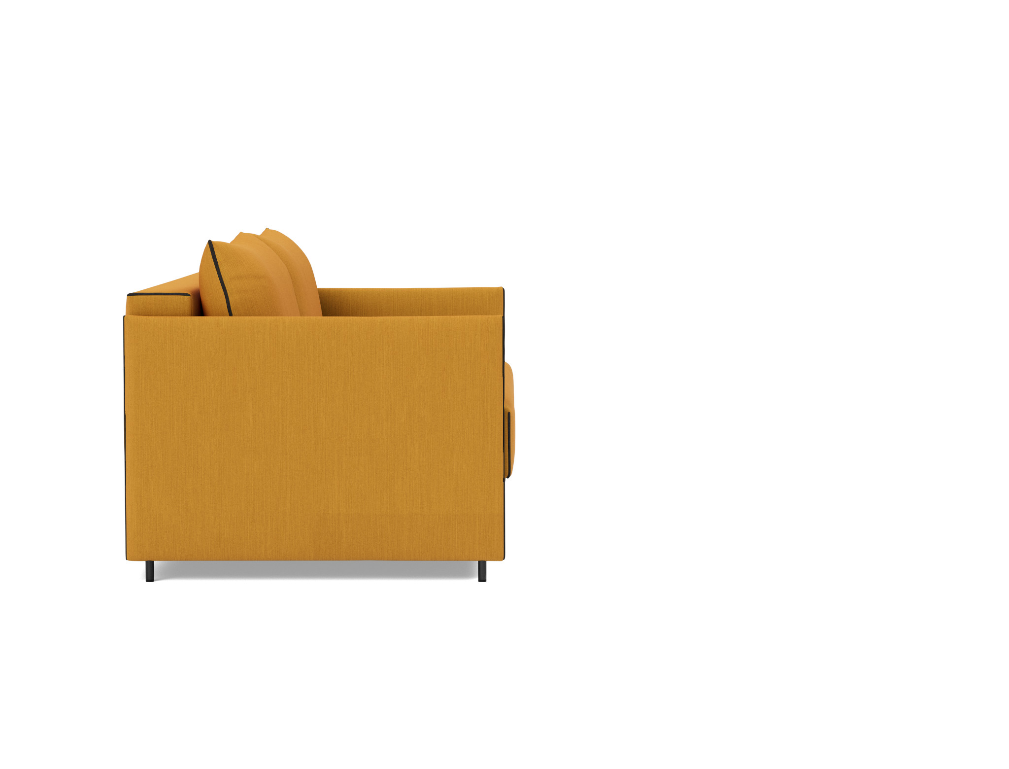 Schlafsofa Luoma Flachgewebe Elegance 507-Burned-Curry