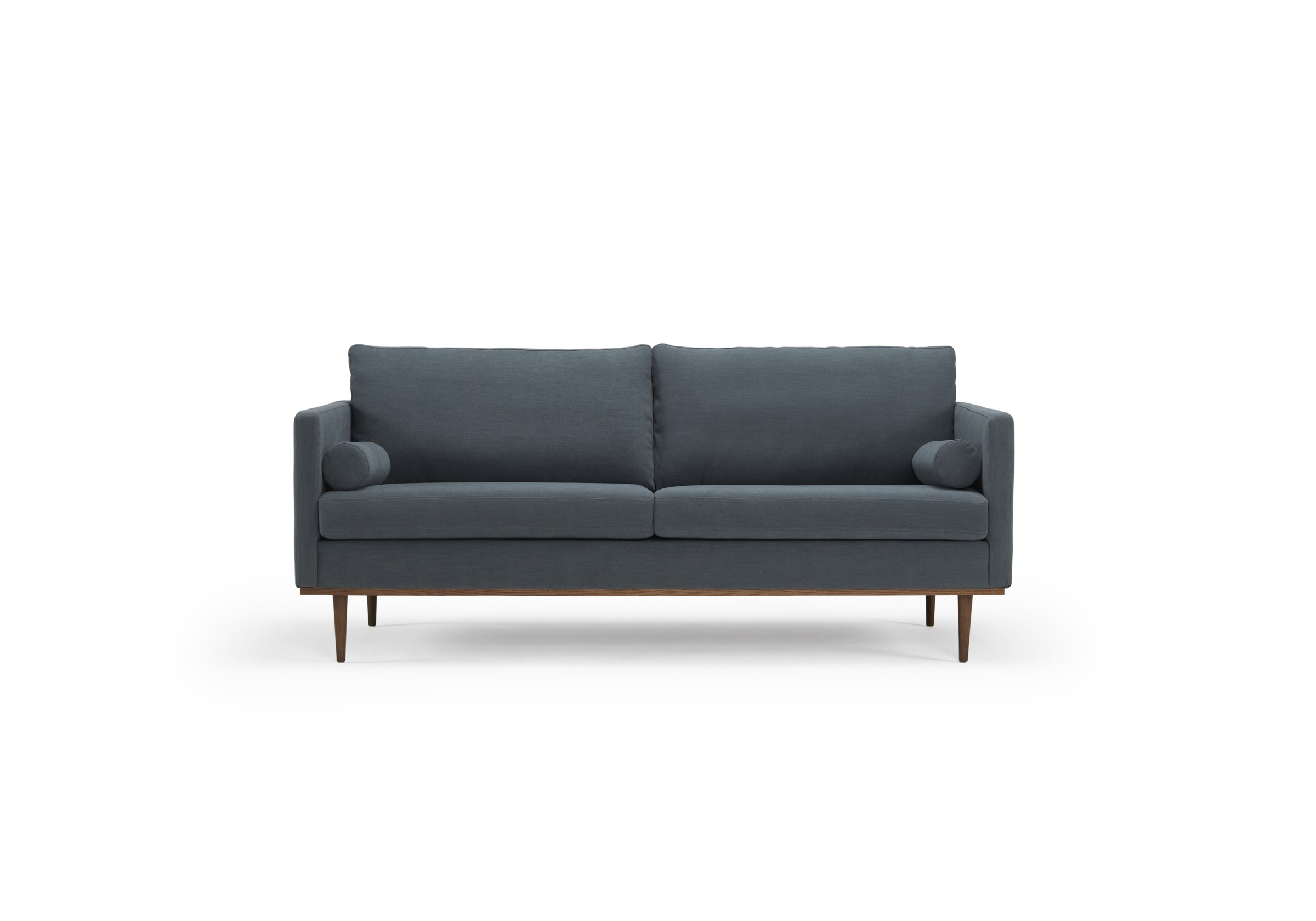 Sofa Bent 3-Sitzer Flachgewebe Vivus 573-Dusty-Blue
