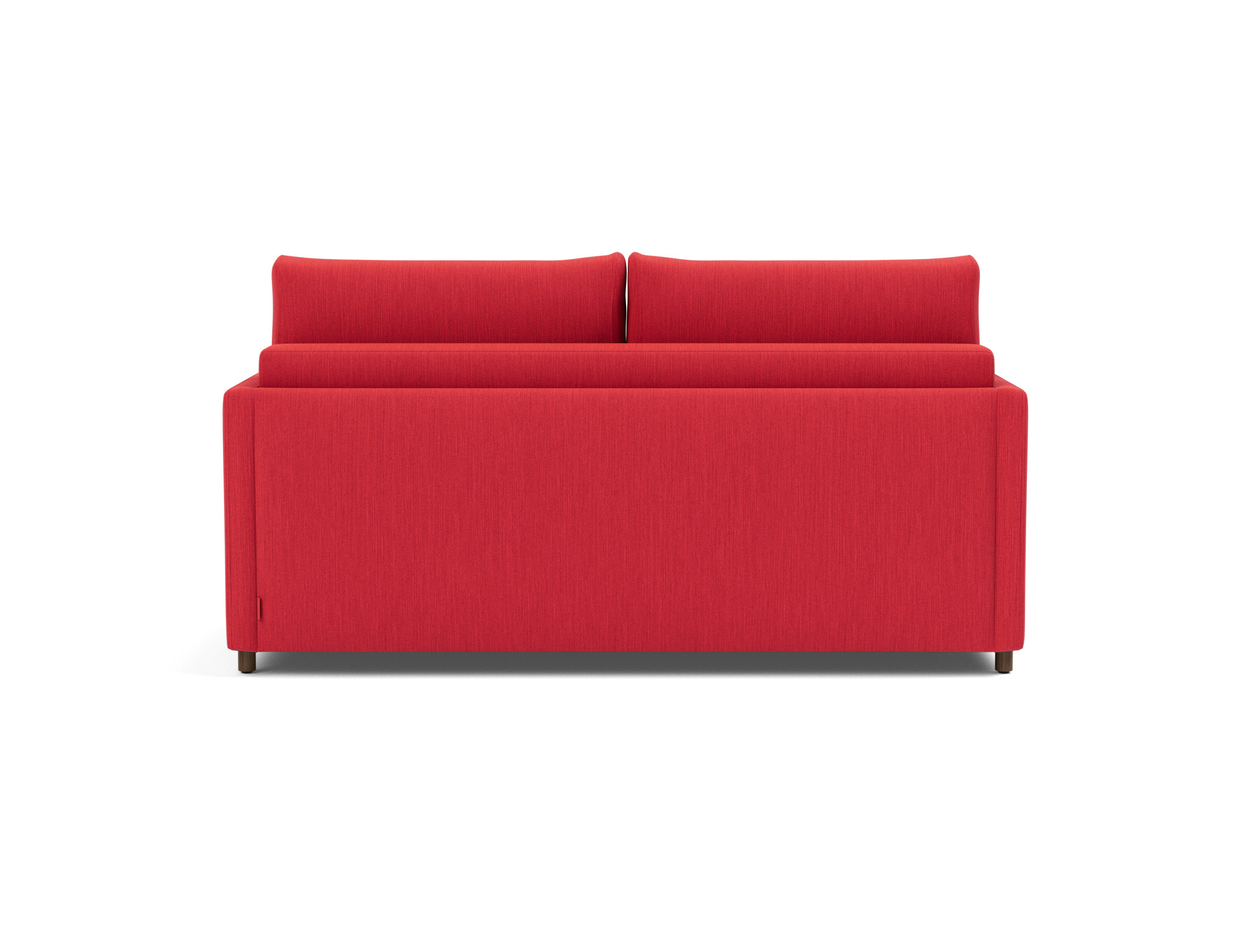 Schlafsofa Neah mit Slim-Armlehnen 160 Flachgewebe Elegance 511-Red