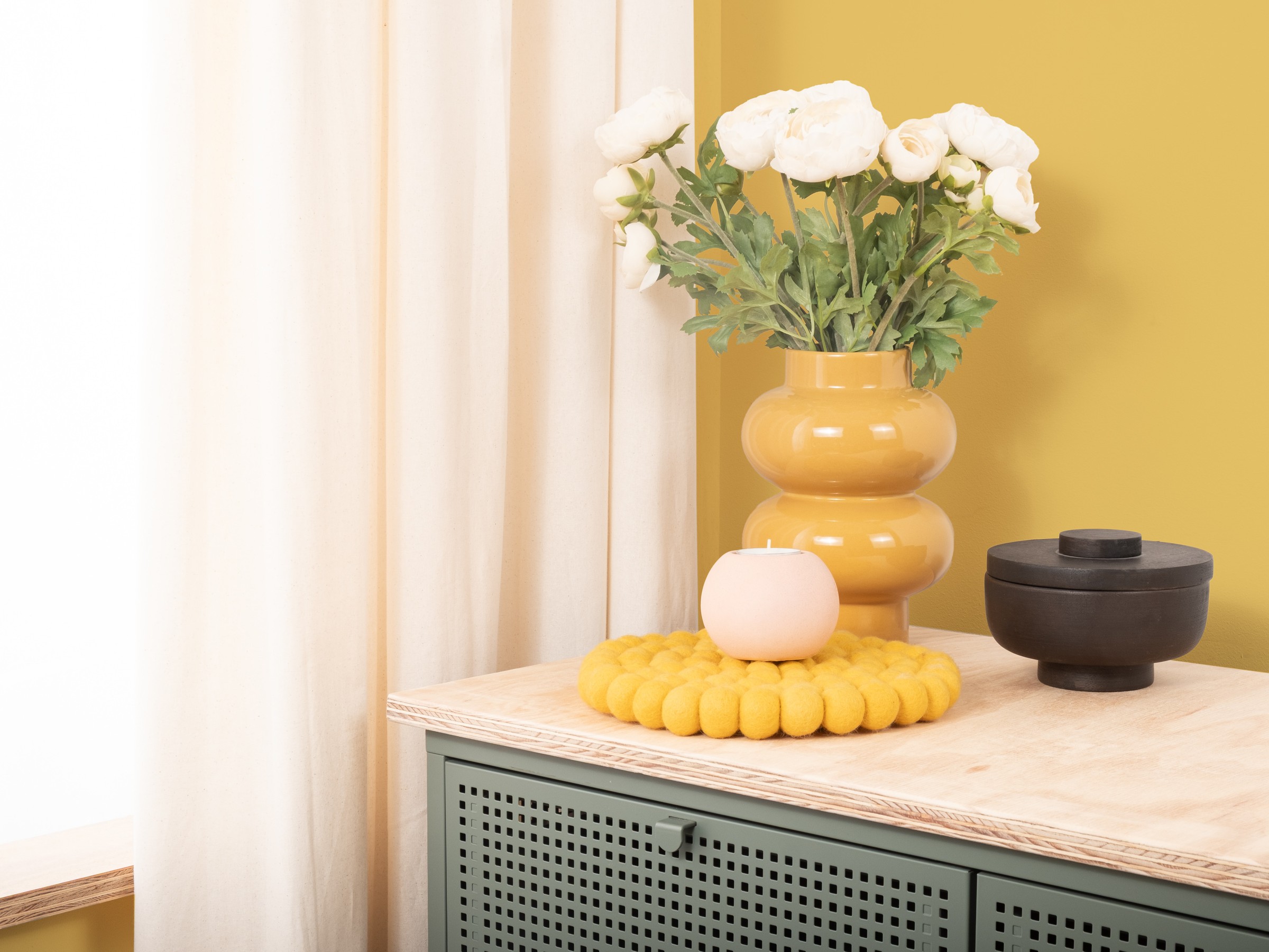 myfelt Kira Topfuntersetzer Gelb Ø 20 cm