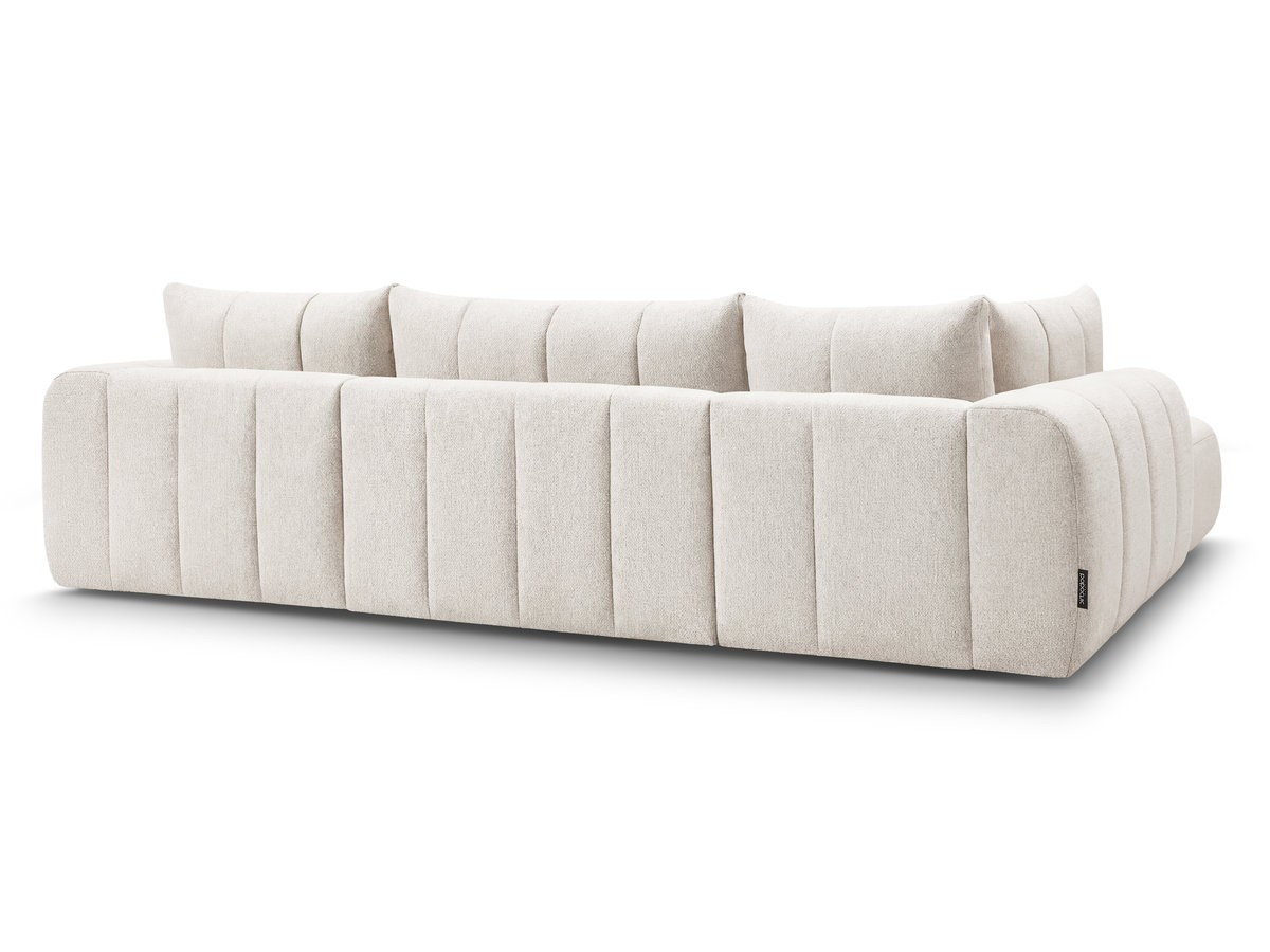 Bobochic Nesty Wohnlandschaft Melange-Stoff Beige Ecke rechts