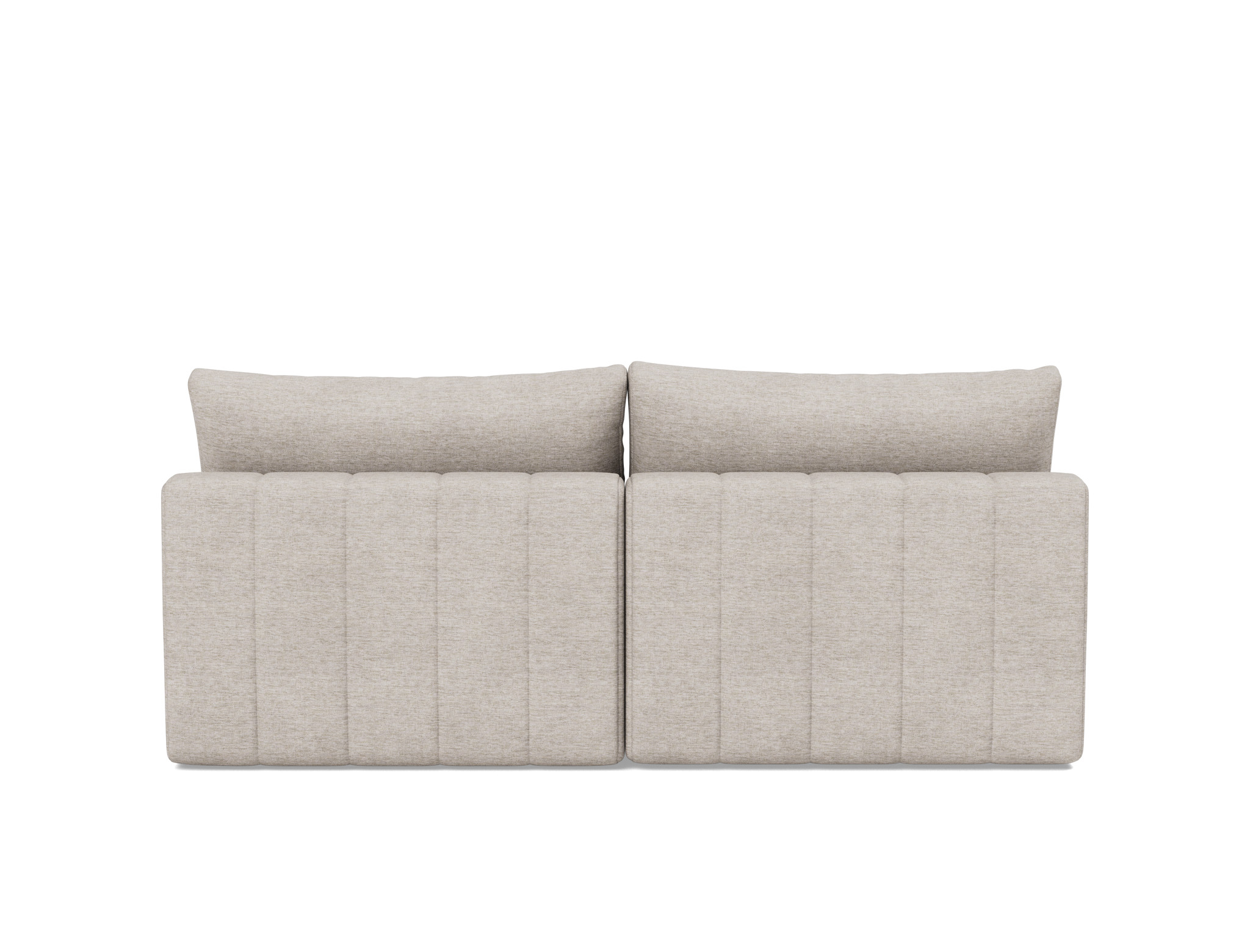 Schlafsofa Akello mit Chaiselongue Chenille Yuveno 471-Sand
