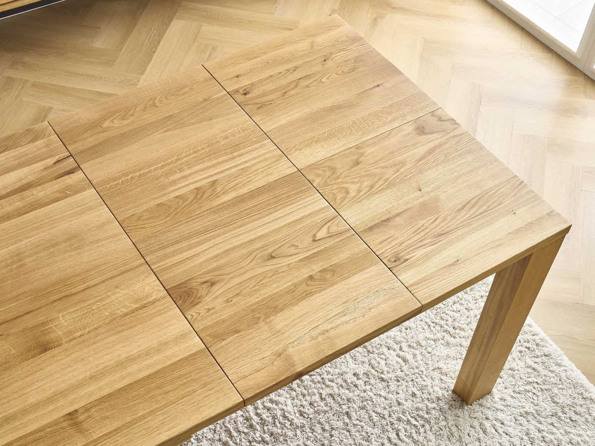 Bobochic Salomee Esstisch ausziehbar Eiche massiv, 180 – 270 cm
