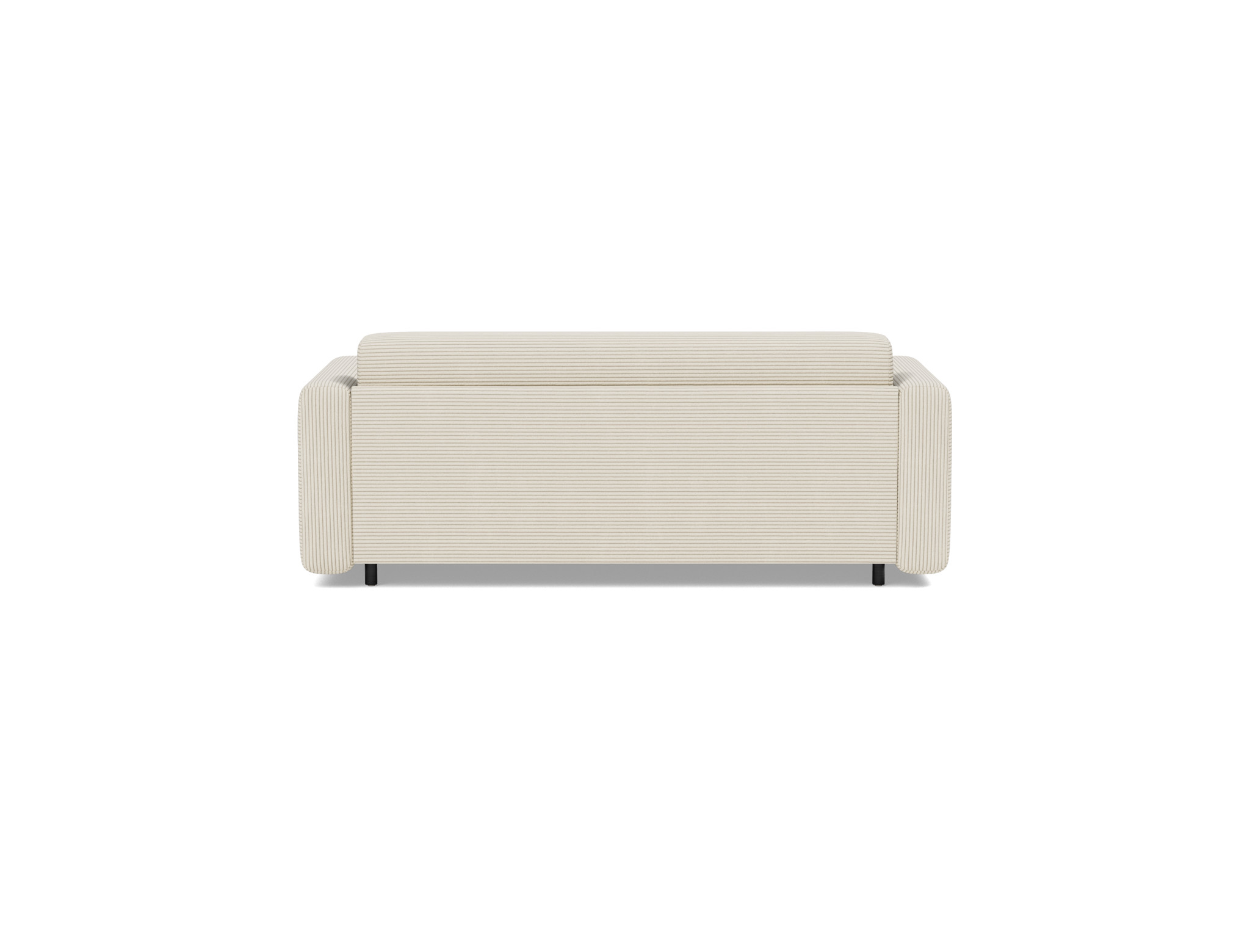 Schlafsofa Killian mit Memory-Matratze 140 Kord Corduroy 594-Ivory