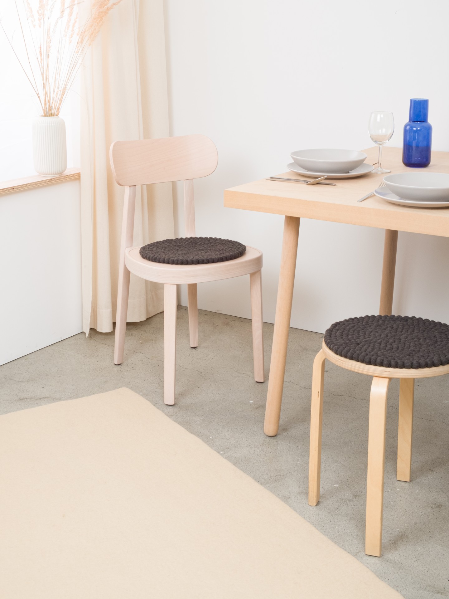 myfelt Kuno - Filzkugel Sitzauflage rund