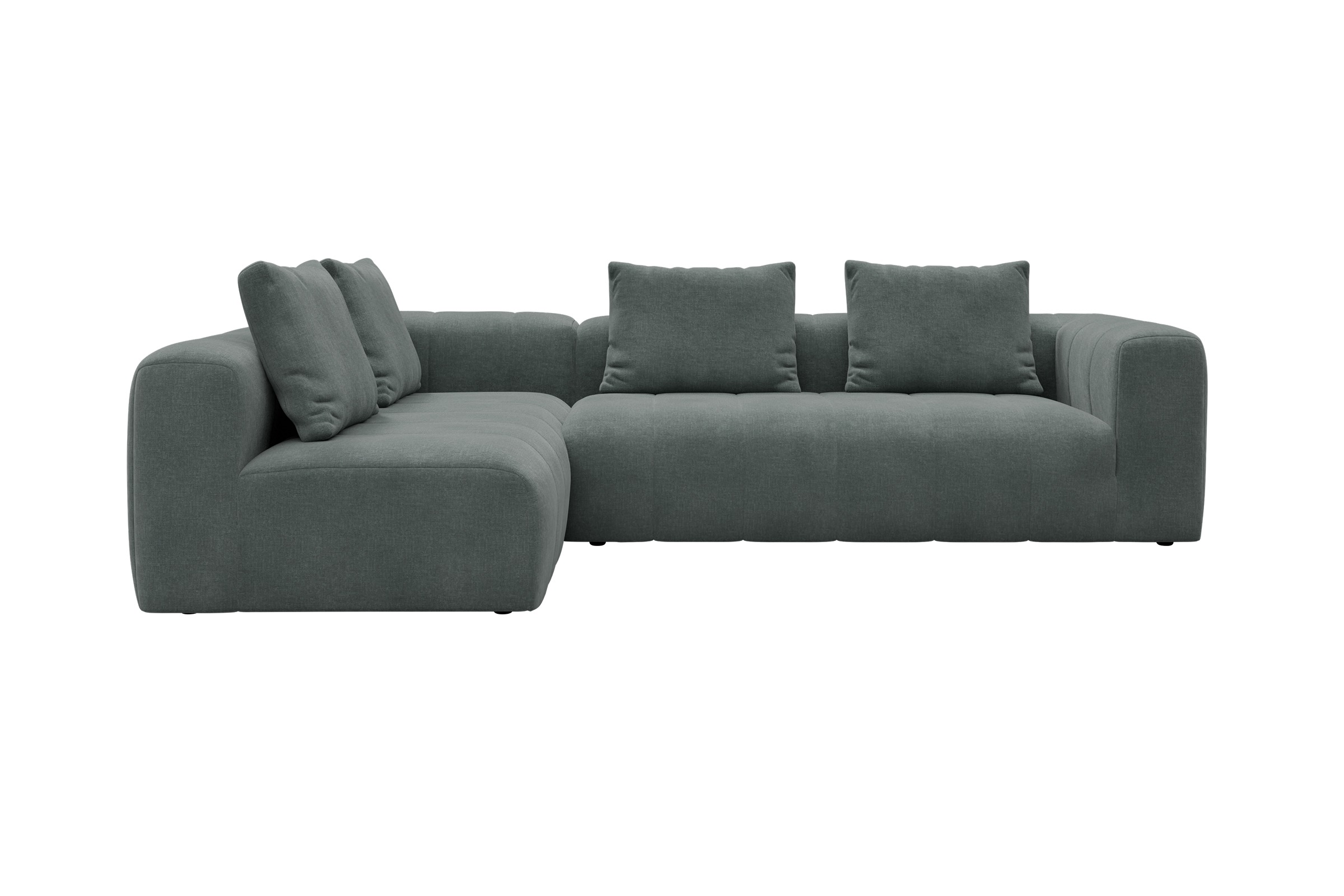 Hugo 2x 2,5-Sitzer Armlehne rechts Smooth-Silver-Grey moebelfaktor