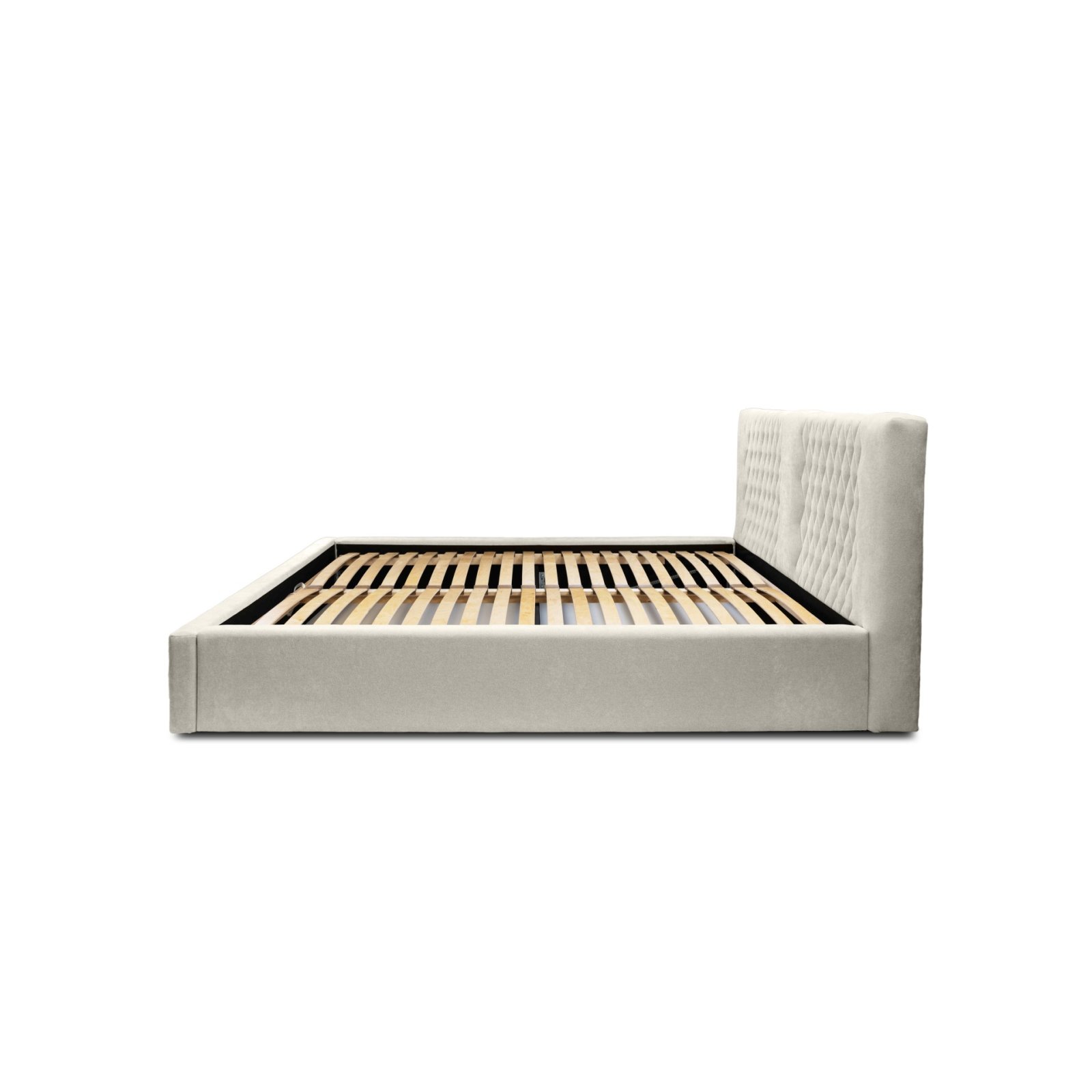 Polsterbett Orio Chenille 140x200 mit Metallrahmen Ditra-New 01