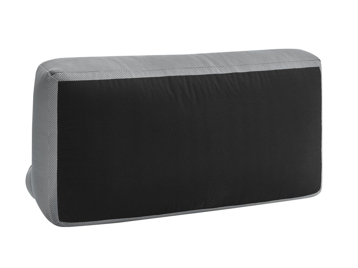 Bobochic Riviera Sofamodul 2-Sitzer Melange-Stoff Hellgrau