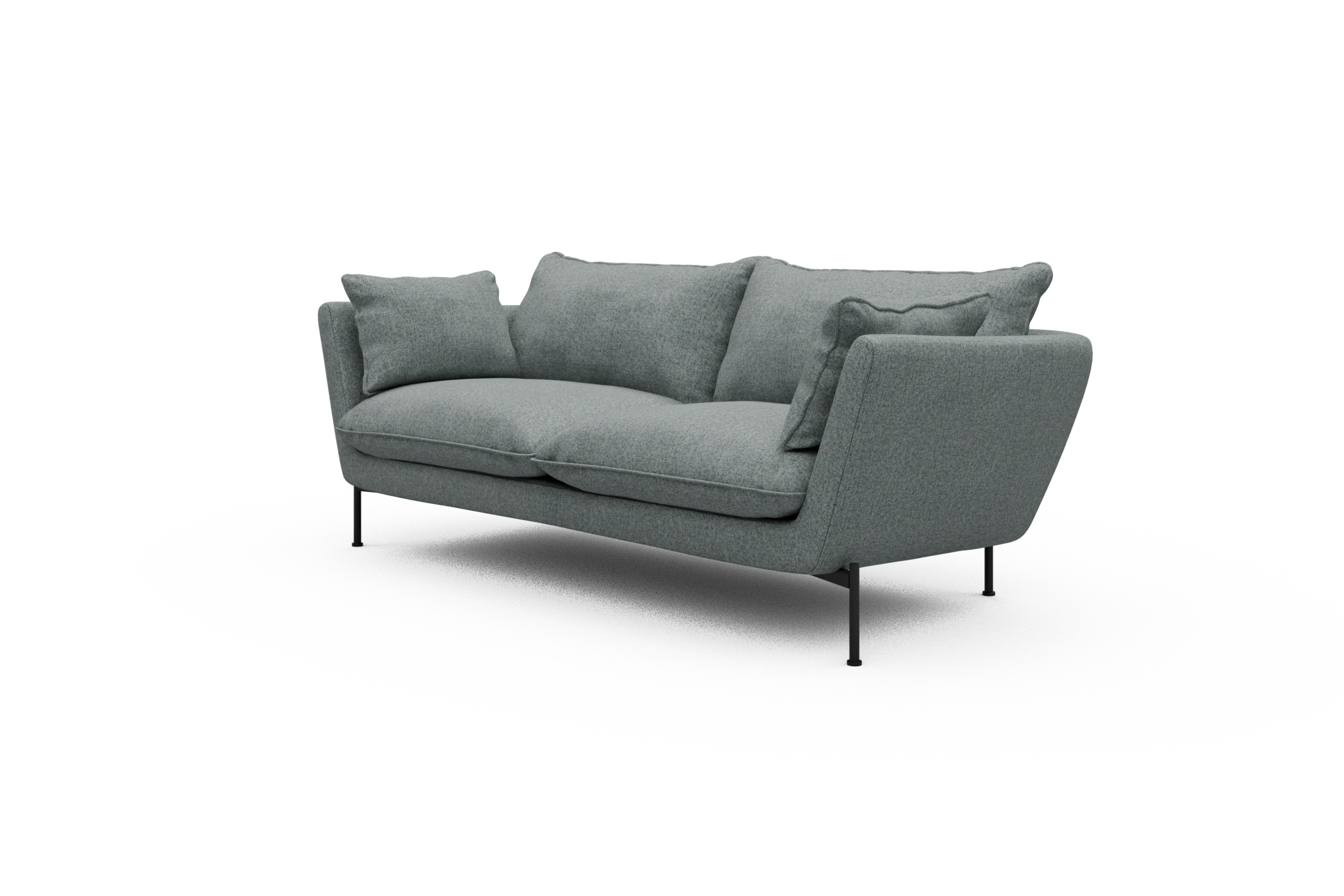 Sofa Anton PREMIUM 2-Sitzer Casone-Light-Mixed-Green
