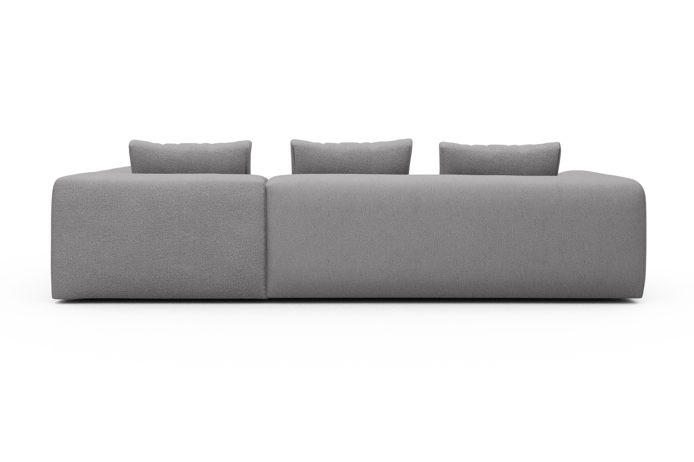 Ecksofa Fred Relax-Ecke rechts mit 2,5-Sitzer Sama-Grey
