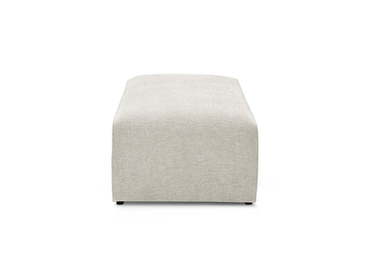 Bobochic Megeve Pouf Strukturstoff Beige