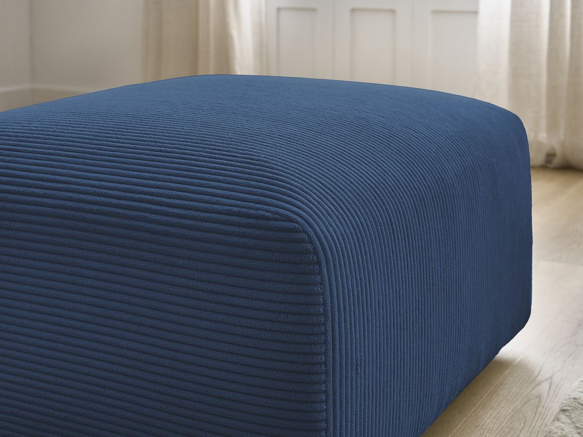 Bobochic Tina Pouf Cordsamt Dunkelblau