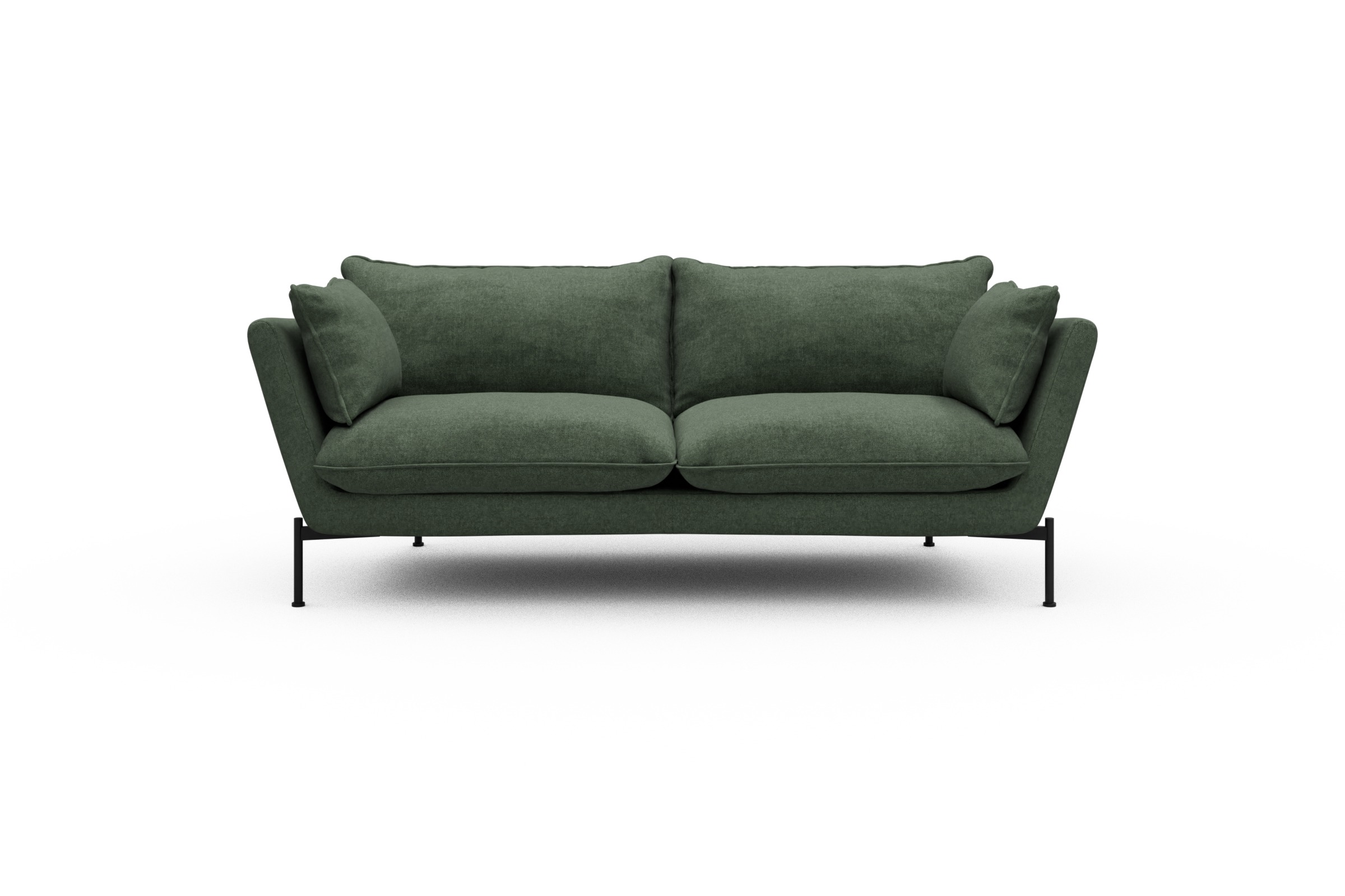 Skandi Home Sofa Anton PREMIUM 2-Sitzer Casone-Forest-Green moebelfaktor