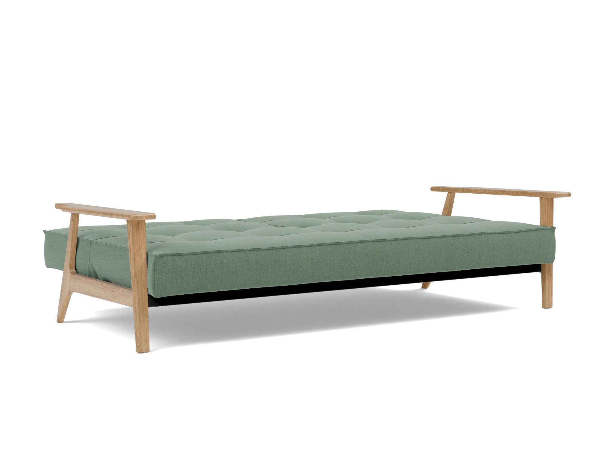 Schlafsofa Splitback Frej Flachgewebe Elegance 518-Green