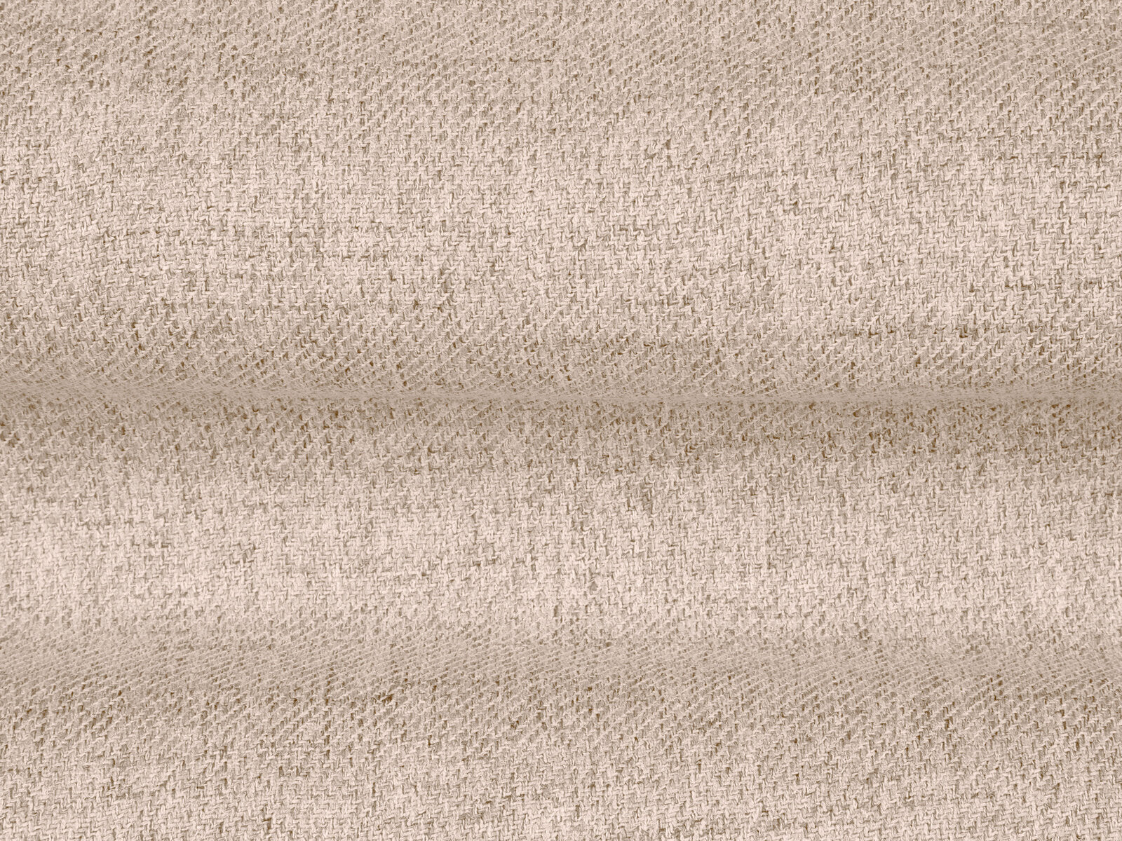 Micadoni Sofa Mamaia 2-Sitzer Strukturierter Stoff Neve Beige schwarze Beine