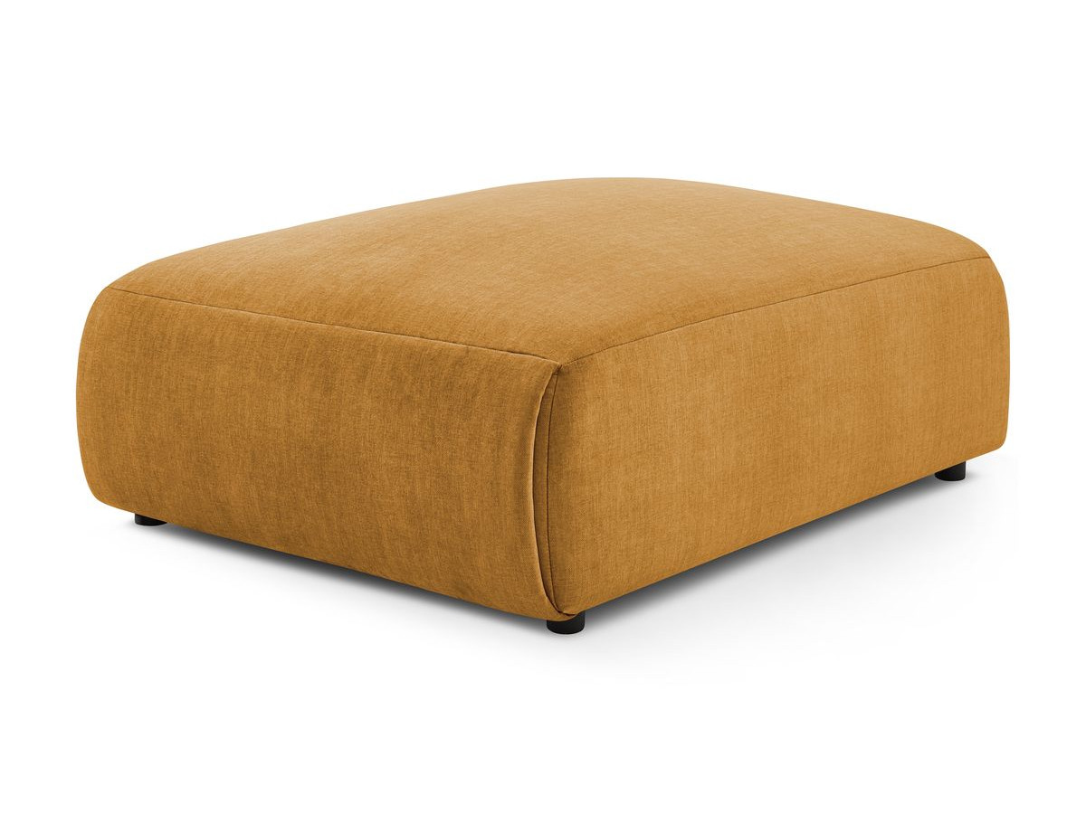 Bobochic Jeanne Pouf 95 × 117 cm Samt Gelb
